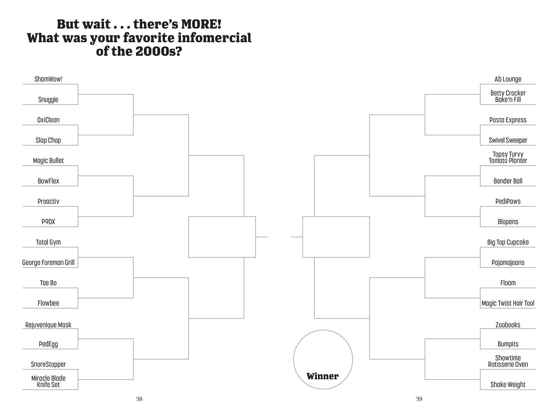 Bracketivity Pop Culture