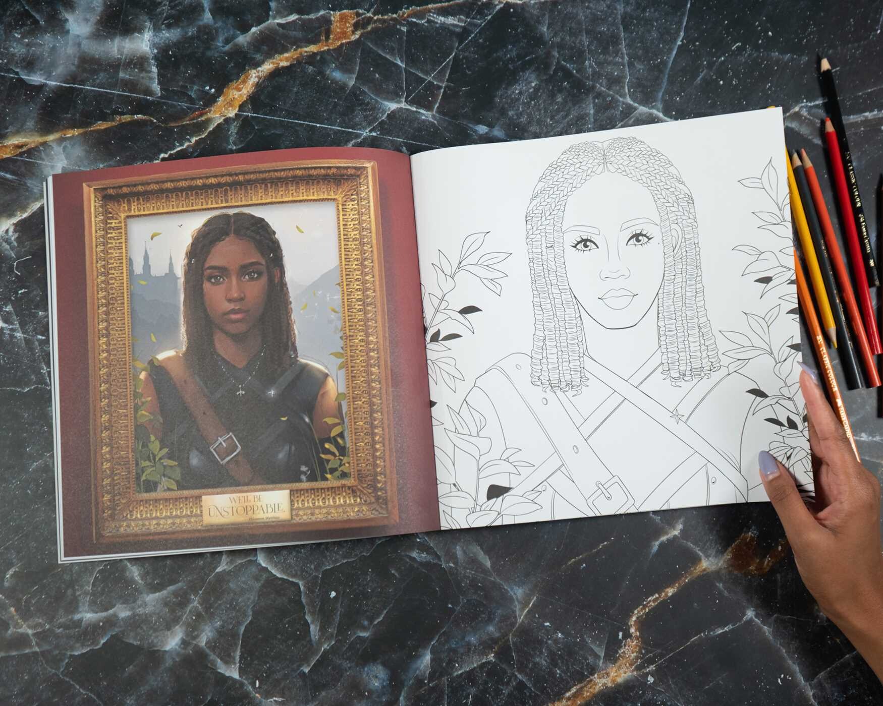 Fourth Wing: The Official Coloring Book