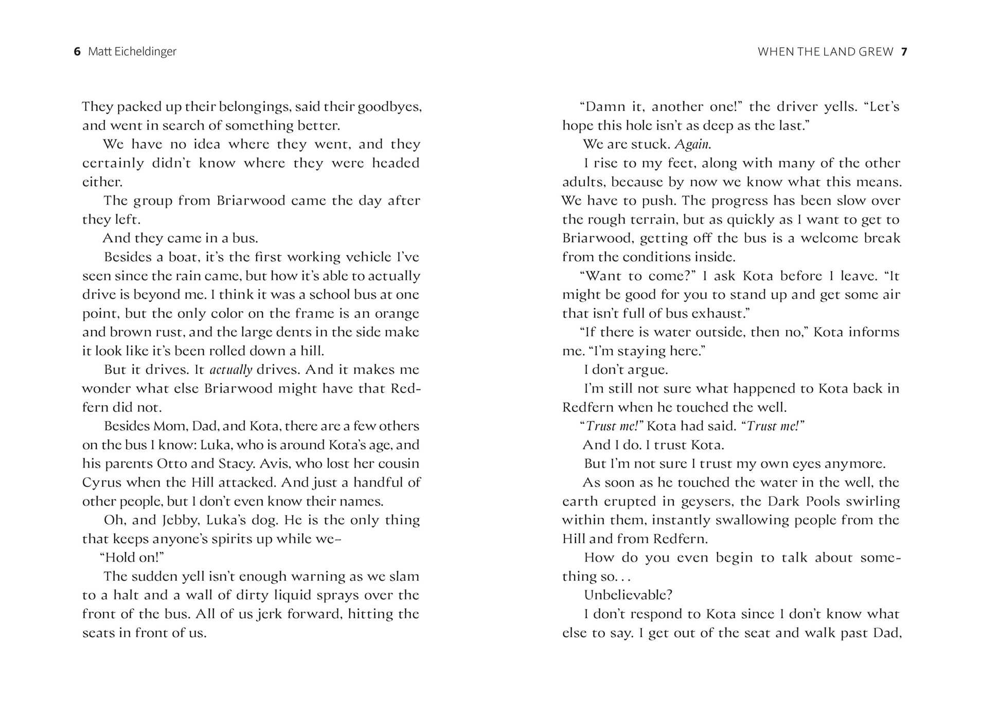 When the Land Grew (Book 3)