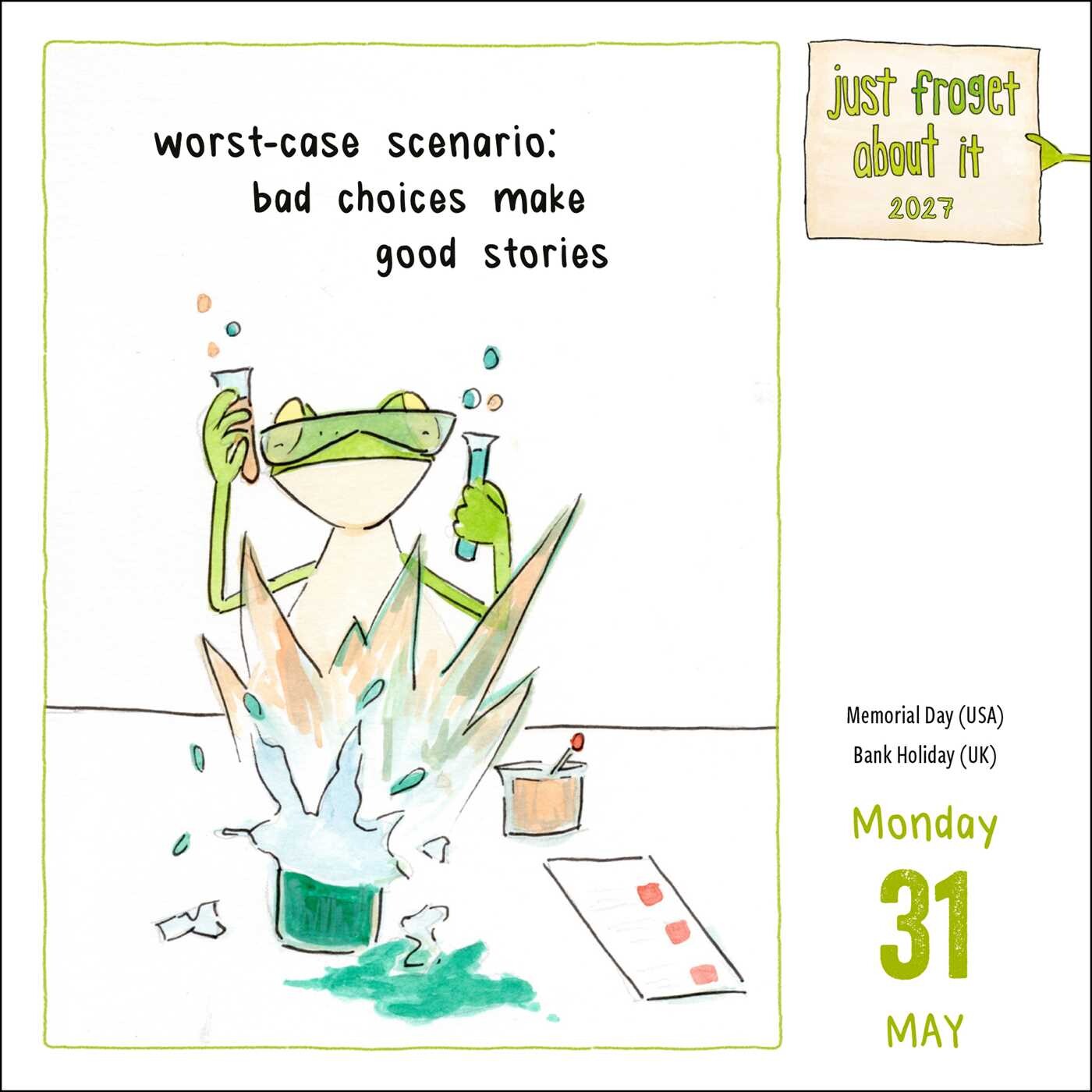 Just Froget About It 2027 Day-to-Day Calendar