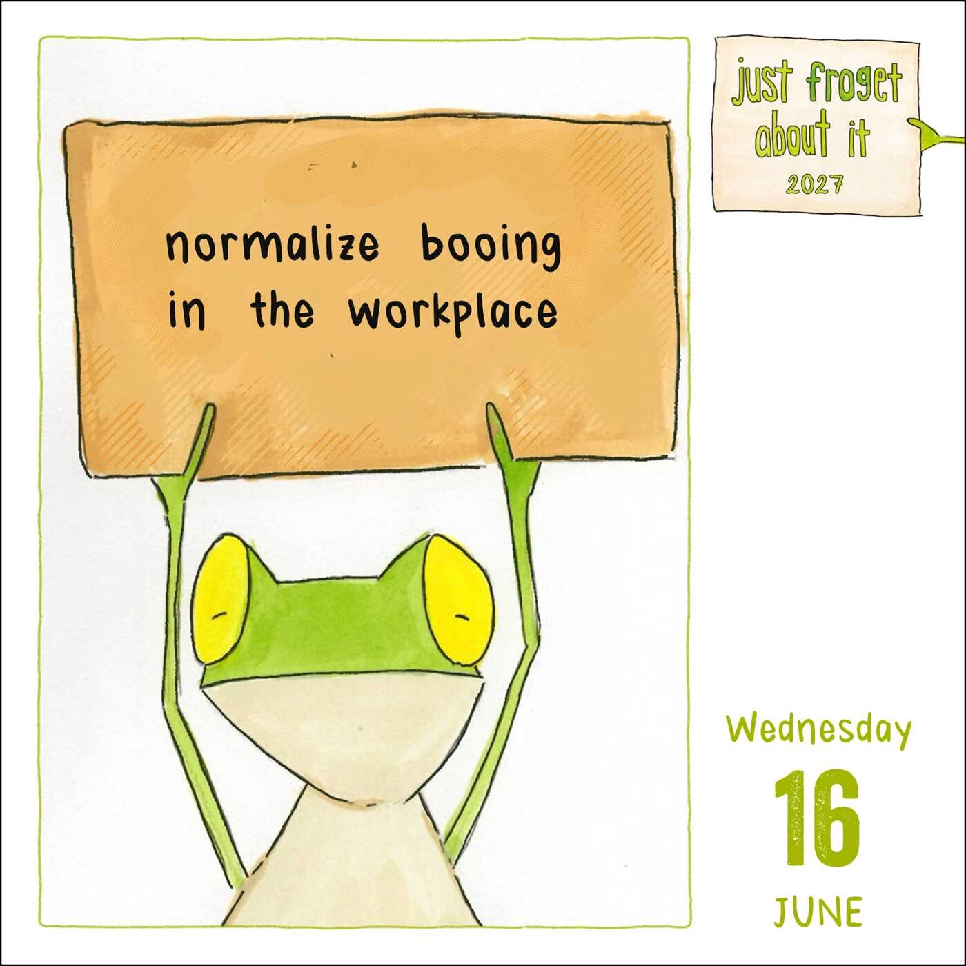 Just Froget About It 2027 Day-to-Day Calendar