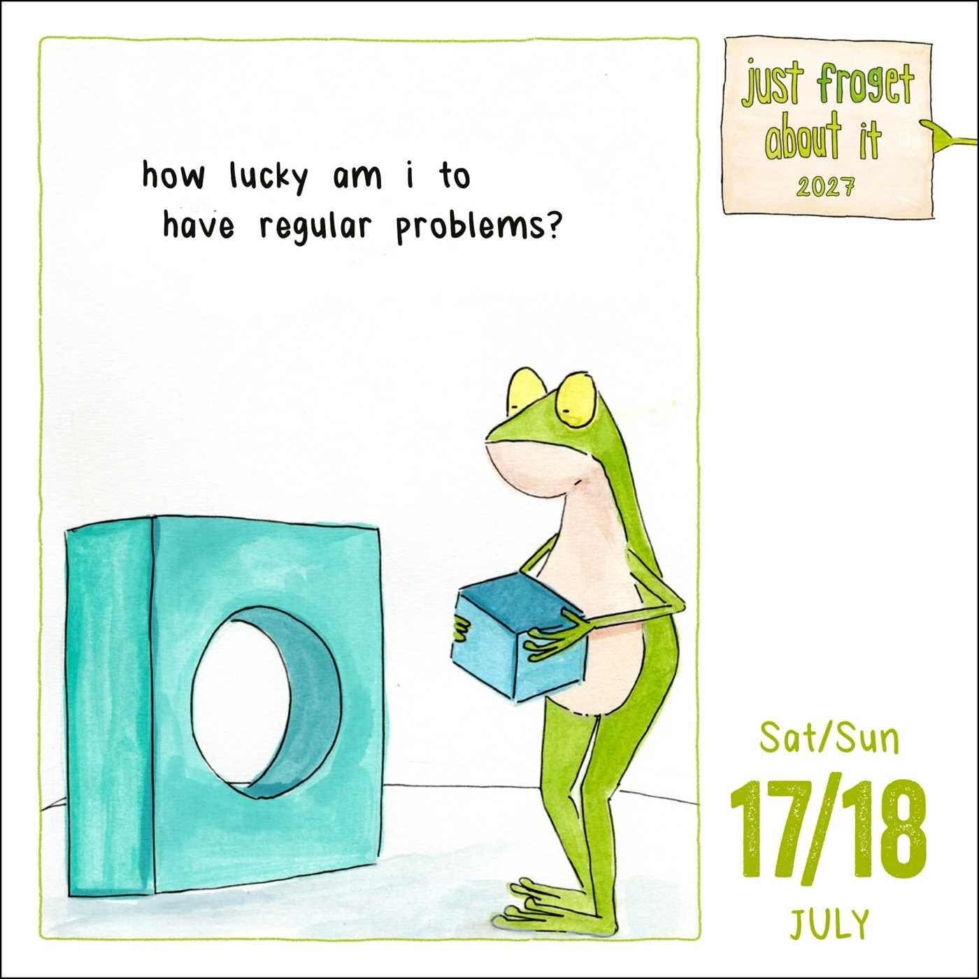 Just Froget About It 2027 Day-to-Day Calendar