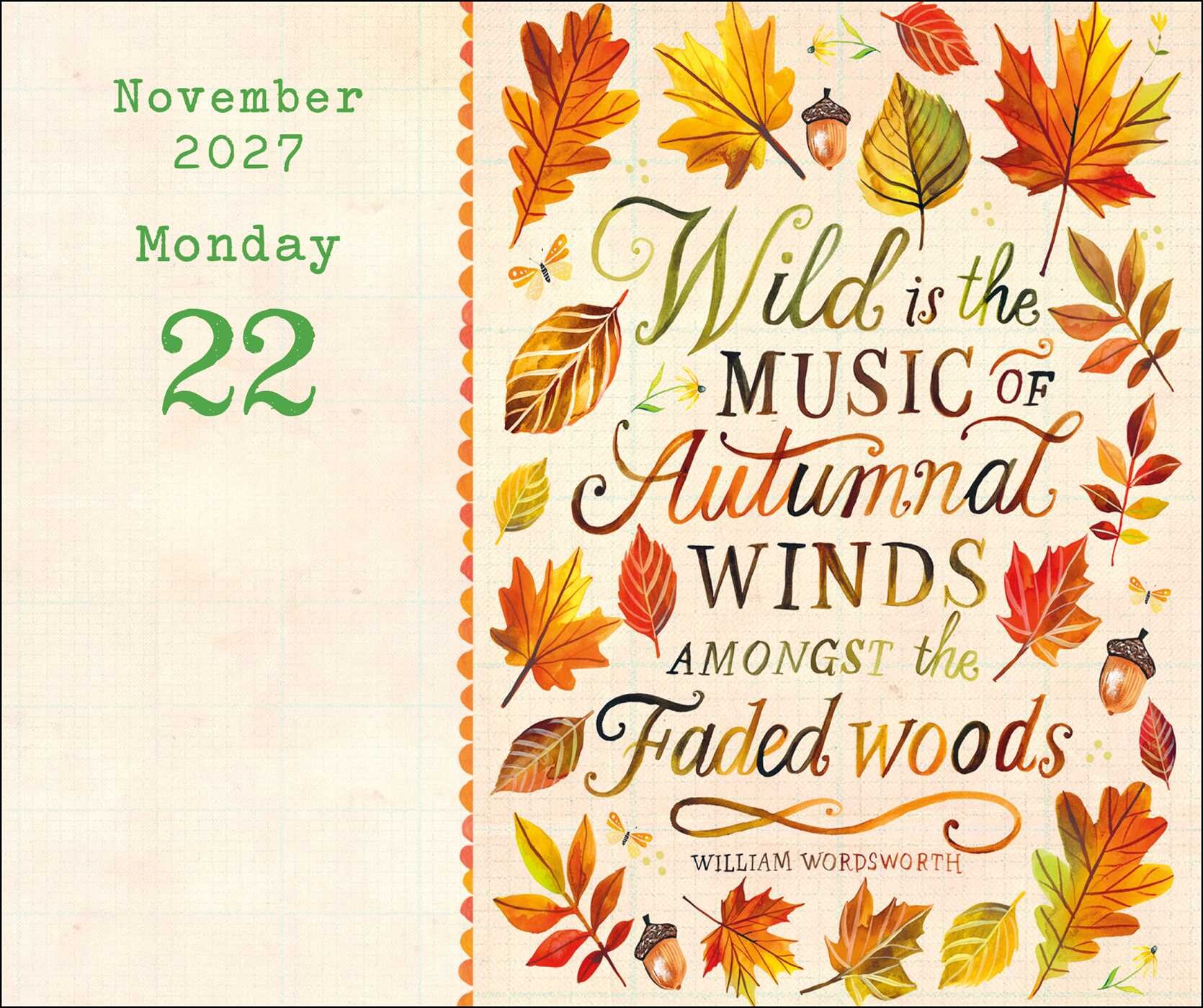 Katie Daisy 2027 Day-to-Day Calendar