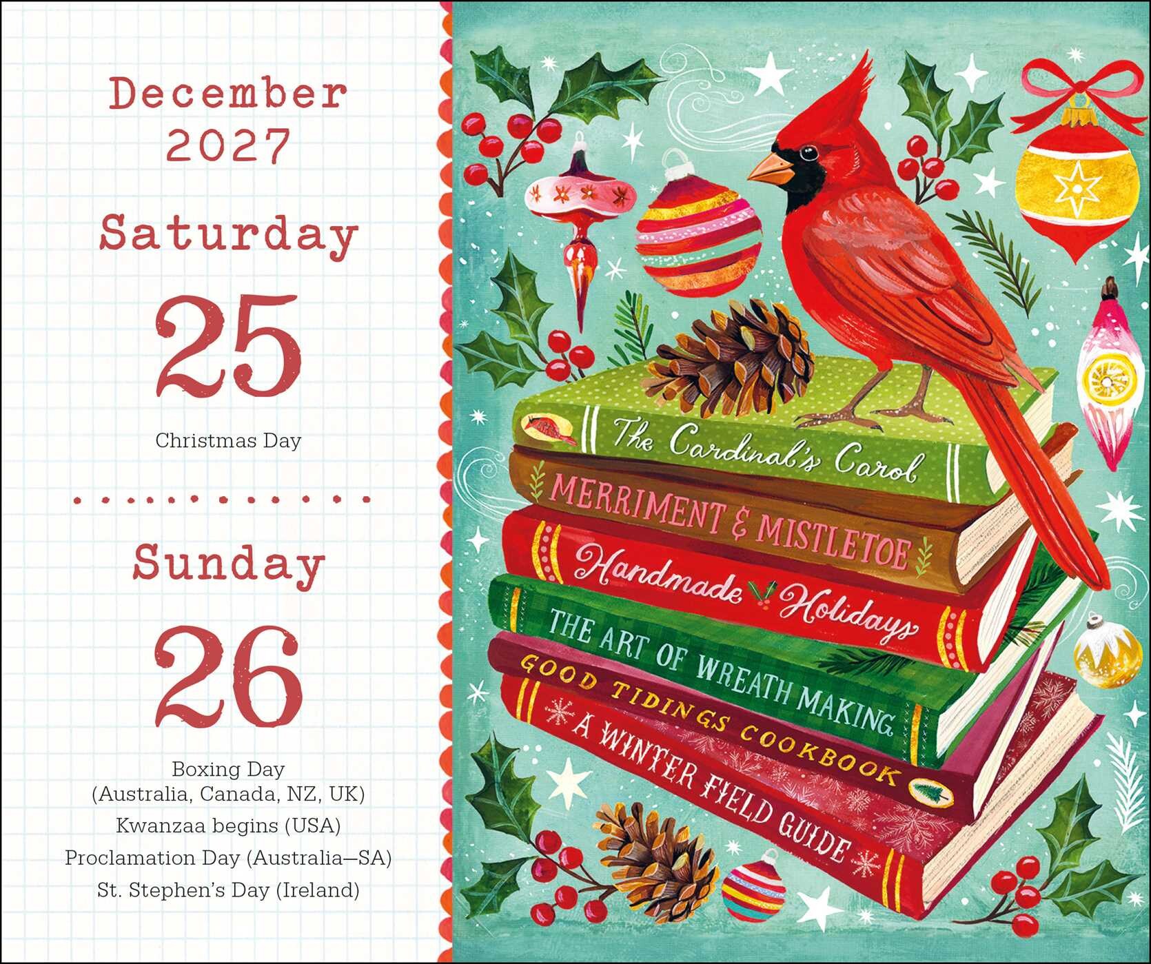 Katie Daisy 2027 Day-to-Day Calendar