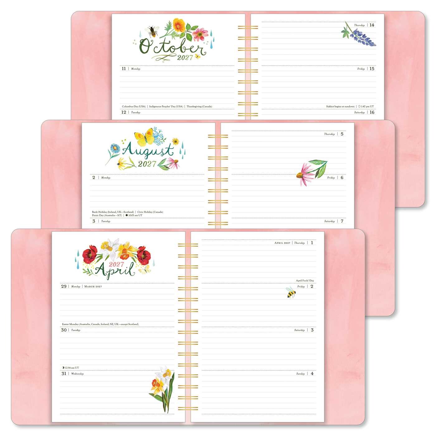 Katie Daisy 2027 Deluxe Weekly Planner