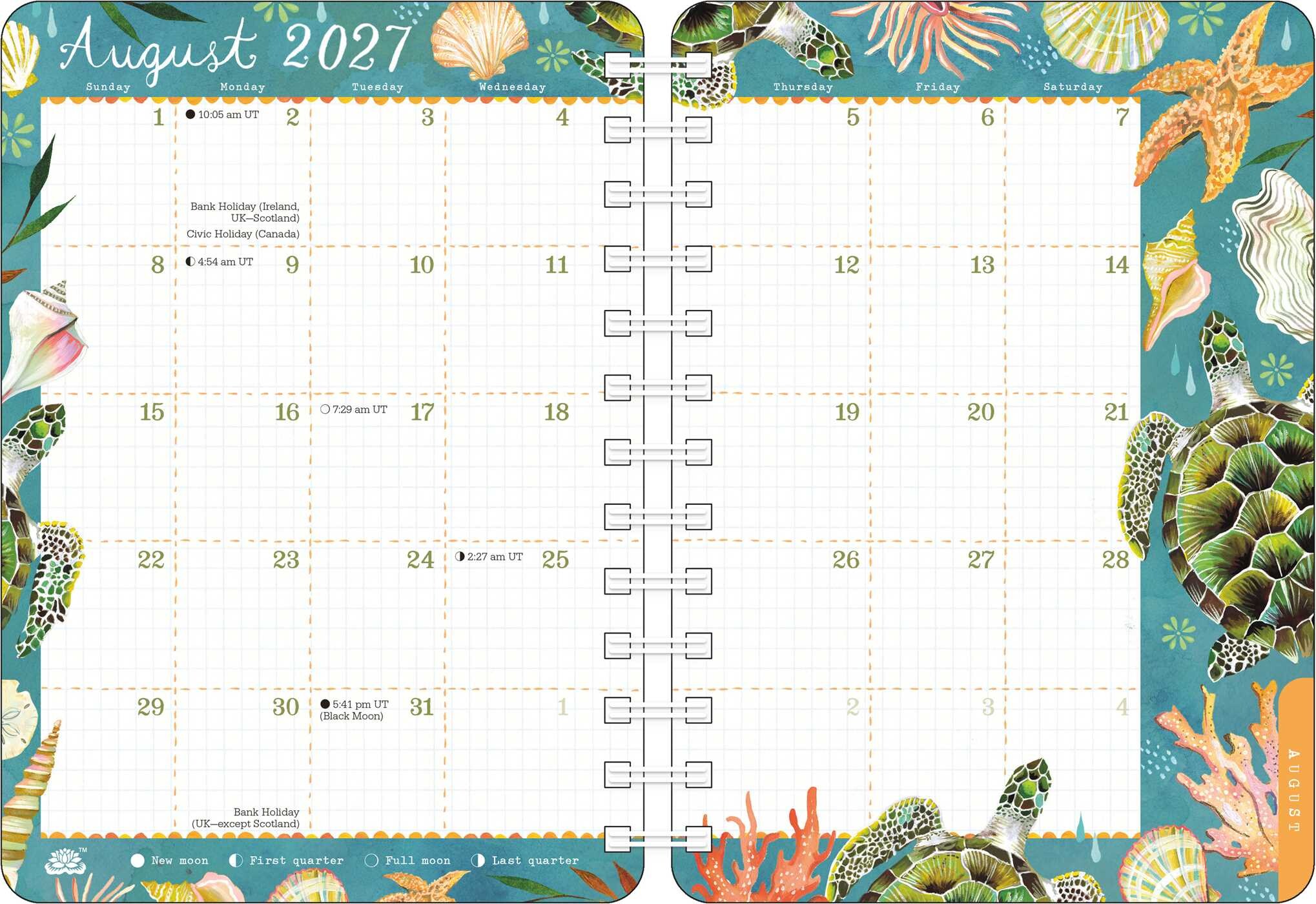 Katie Daisy 2027 Weekly Planner Calendar