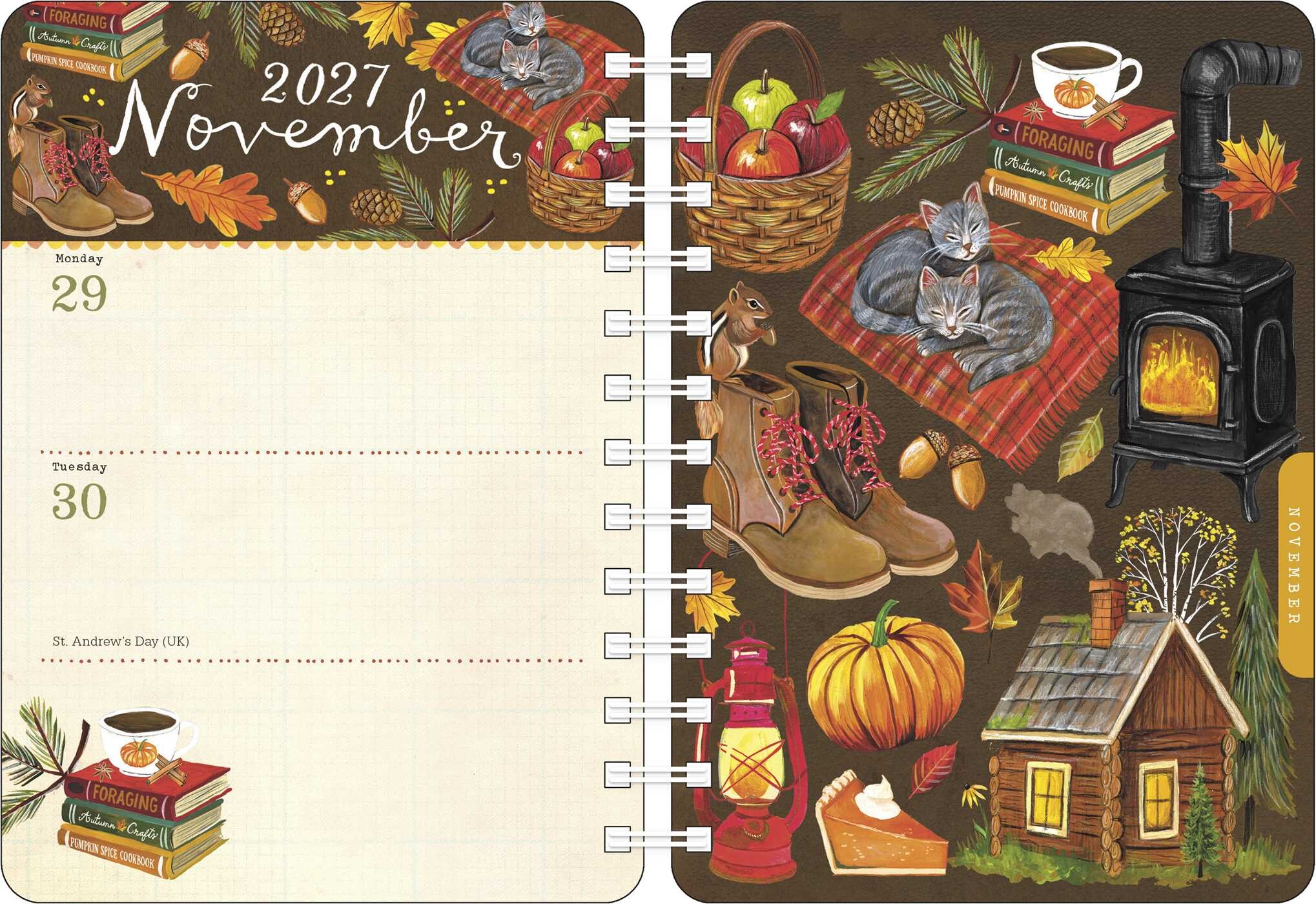 Katie Daisy 2027 Weekly Planner Calendar