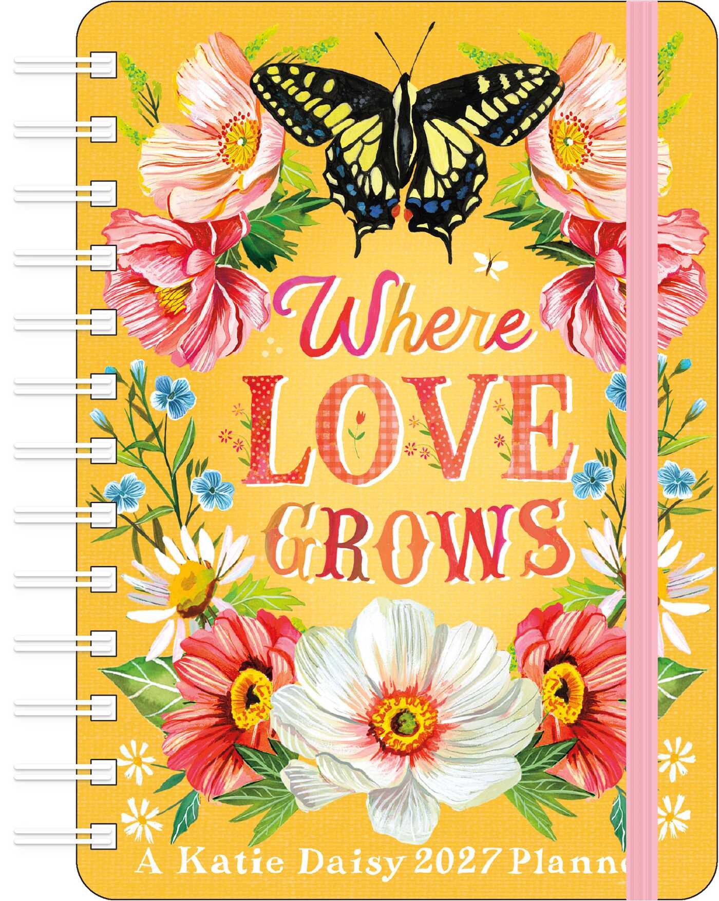 Katie Daisy 2027 Weekly Planner Calendar