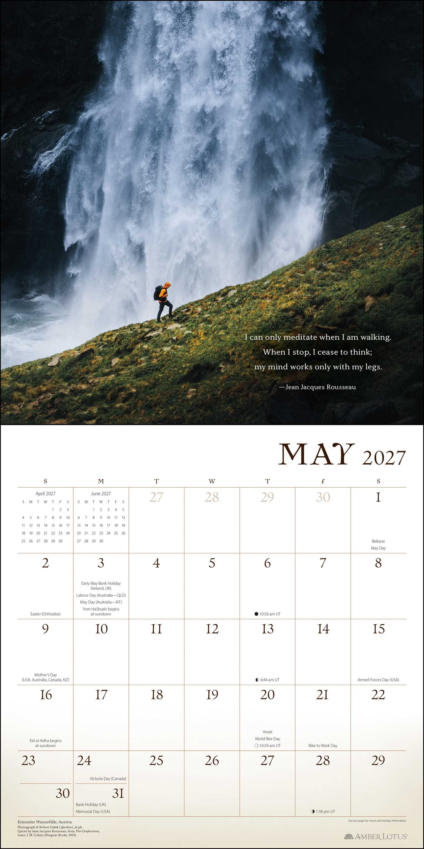 Wanderlust 2027 Wall Calendar