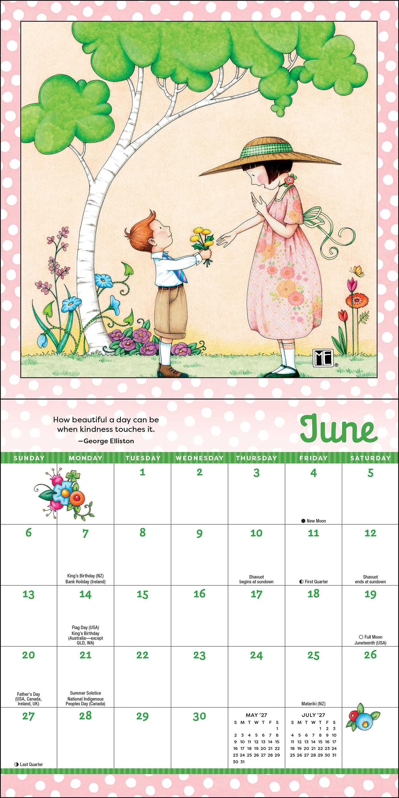 Mary Engelbreit's Kindness is Magic 2027 Mini Wall Calendar