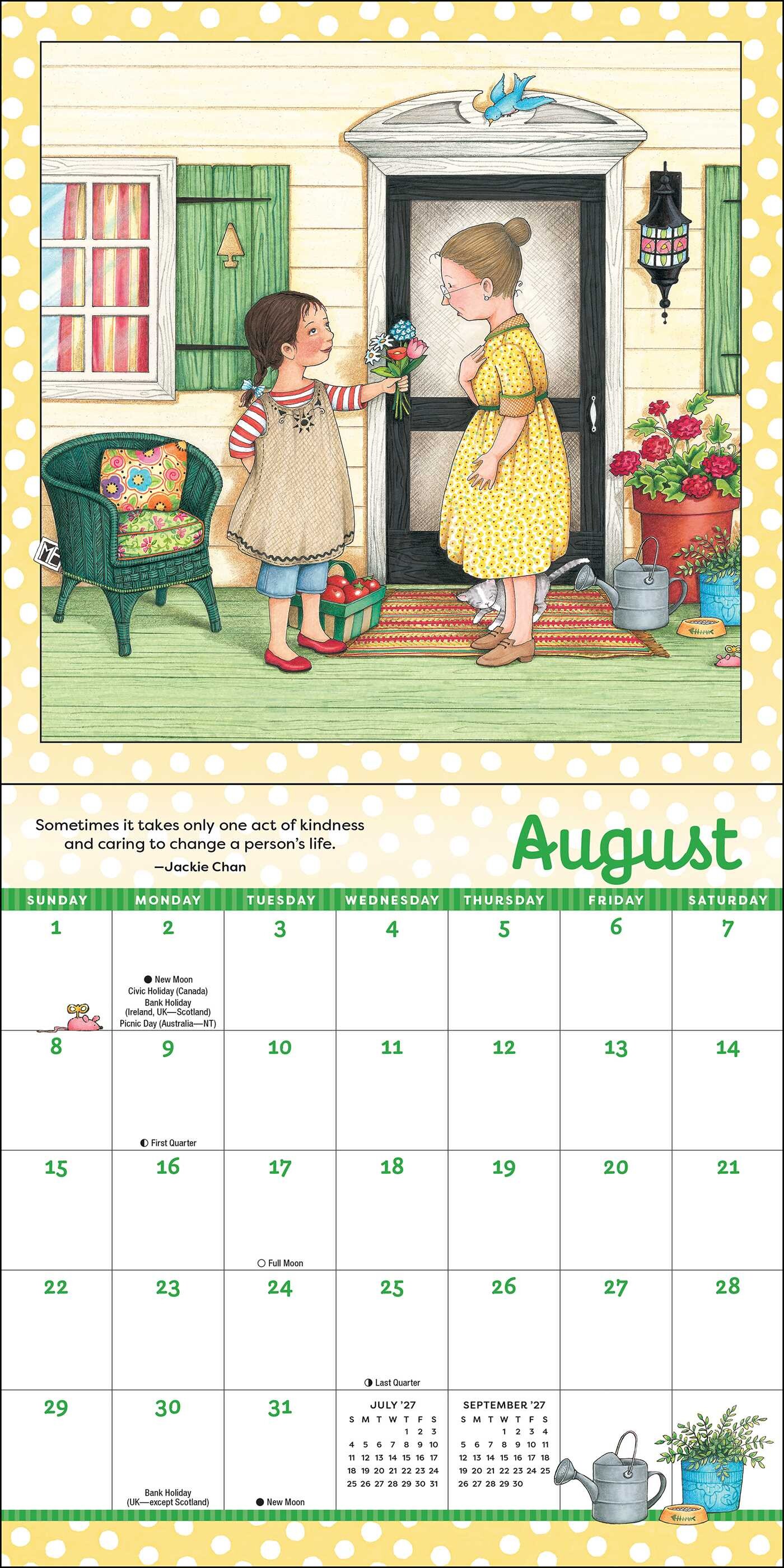 Mary Engelbreit's Kindness is Magic 2027 Mini Wall Calendar
