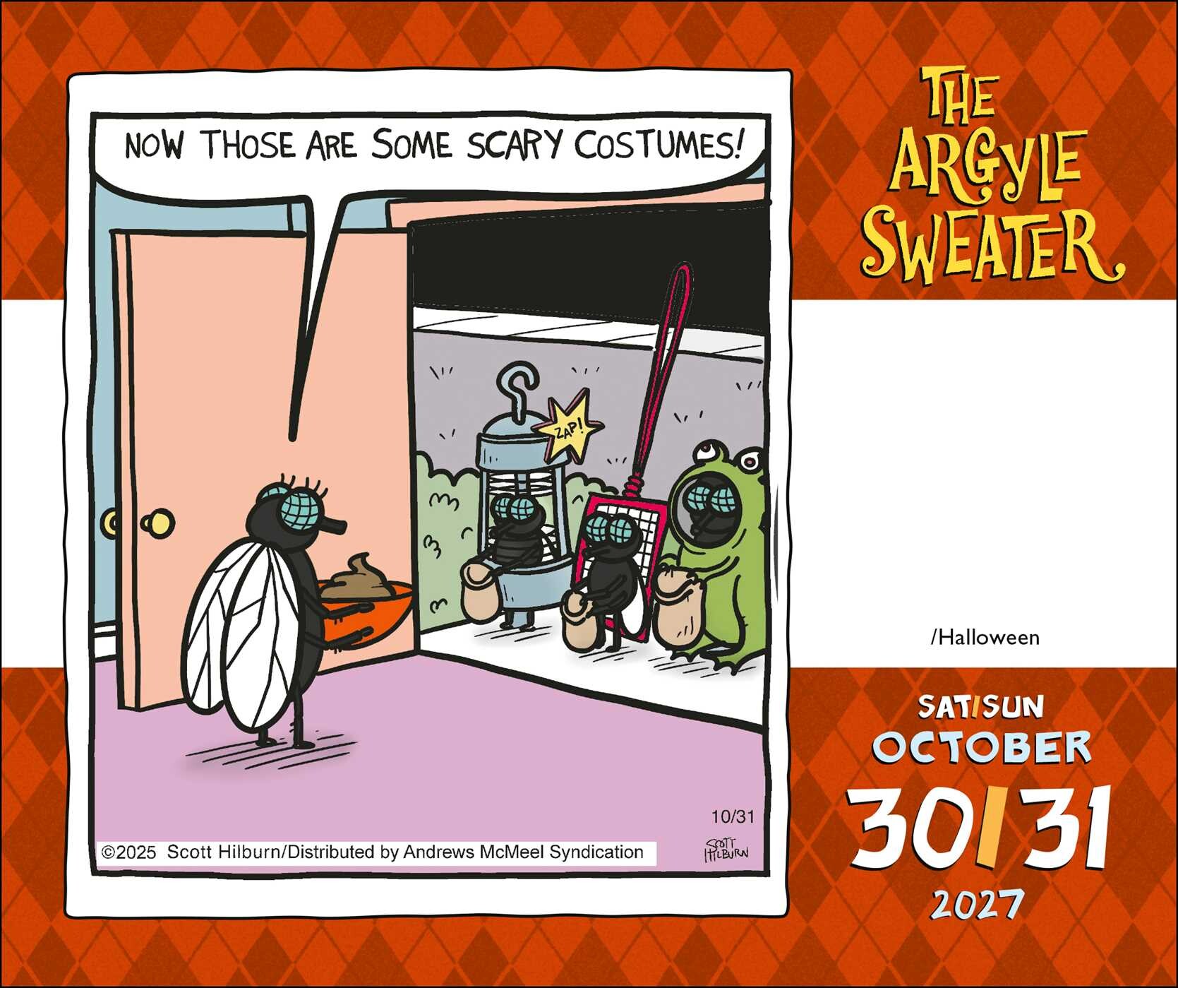 Argyle Sweater 2027 Day-to-Day Calendar