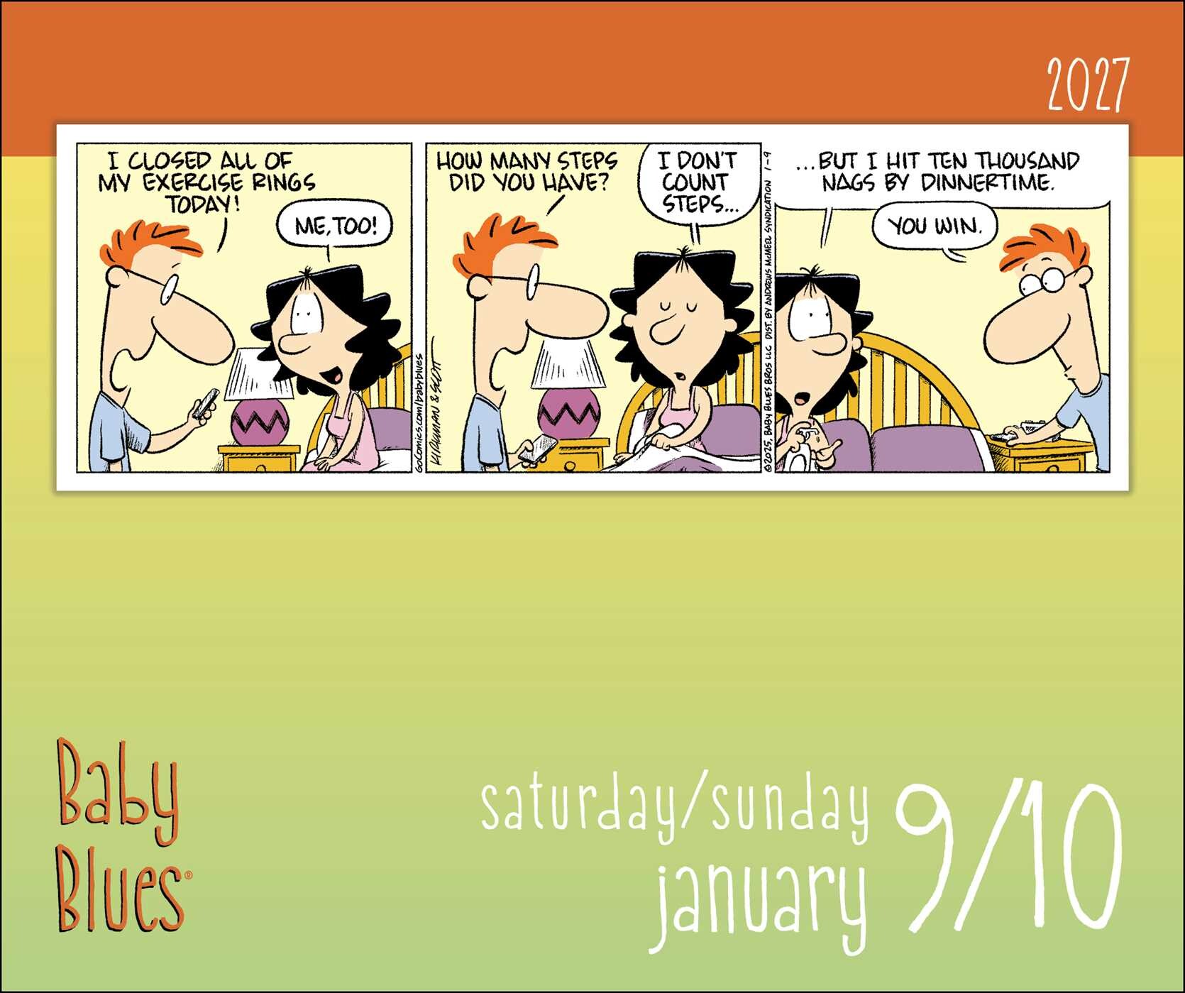 Baby Blues 2027 Day-to-Day Calendar
