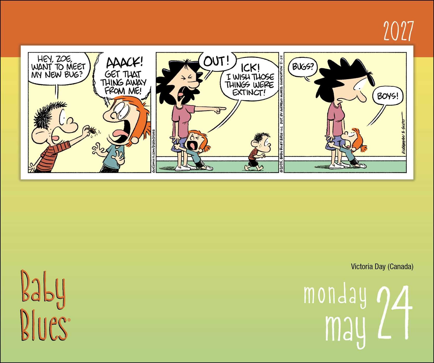 Baby Blues 2027 Day-to-Day Calendar