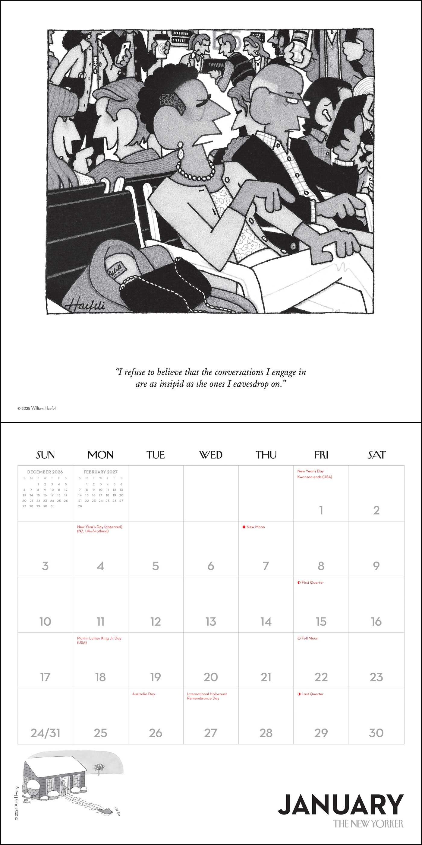 Cartoons from The New Yorker 2027 Wall Calendar