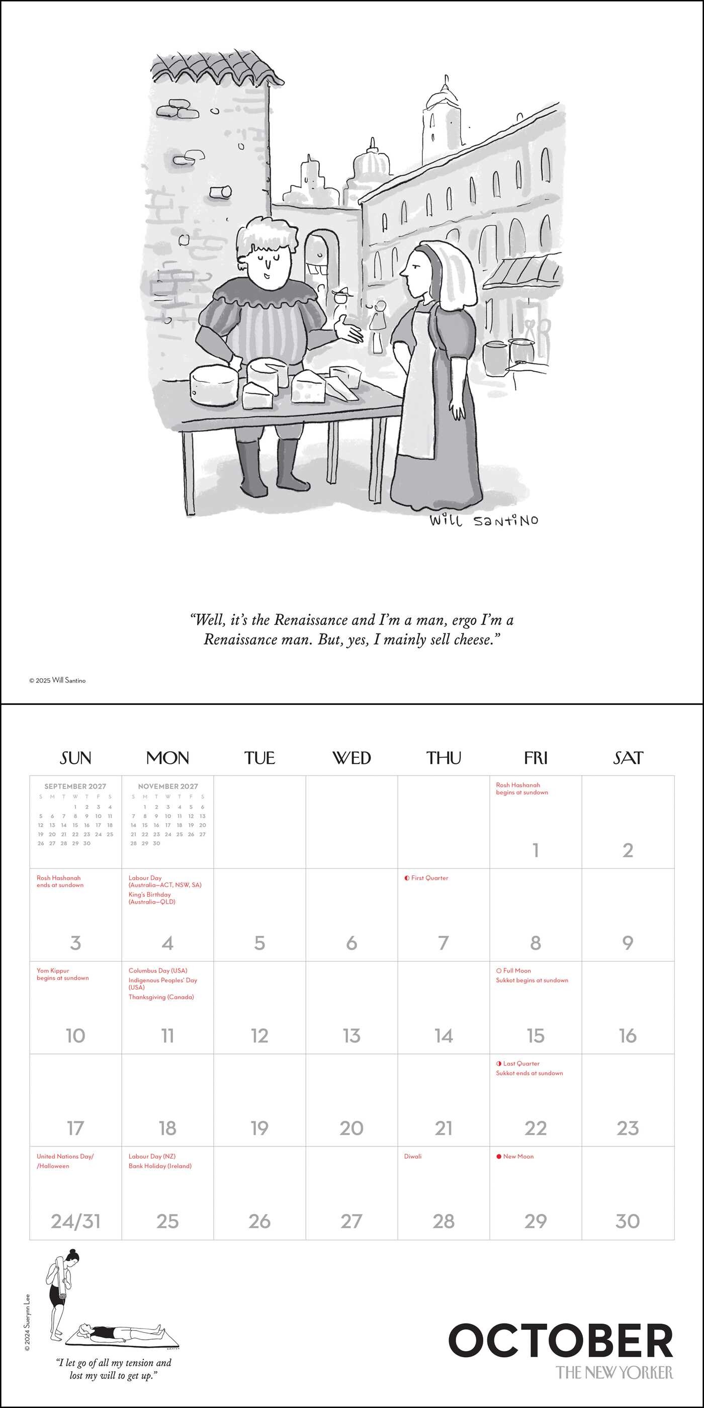 Cartoons from The New Yorker 2027 Wall Calendar