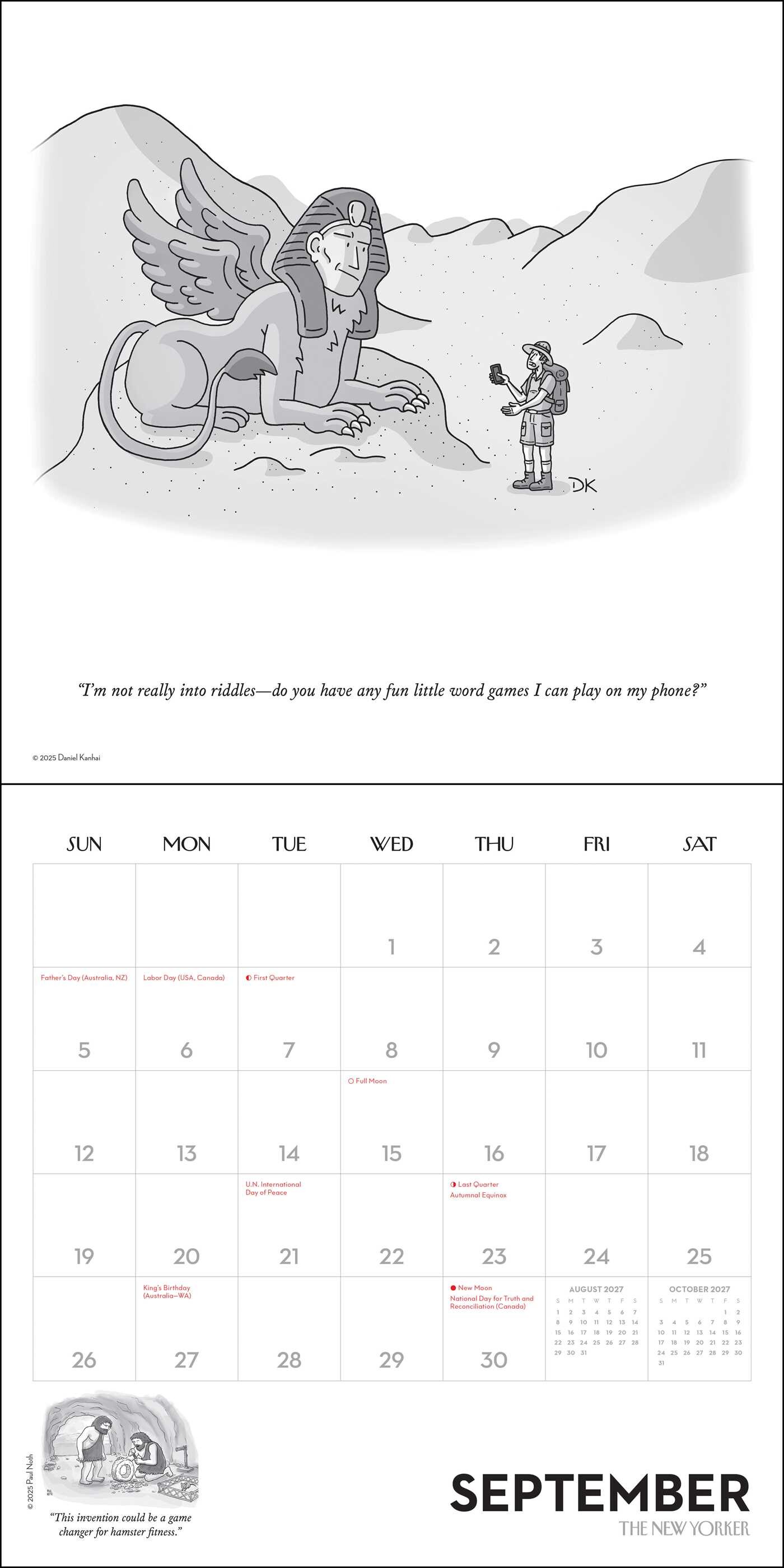 Cartoons from The New Yorker 2027 Wall Calendar