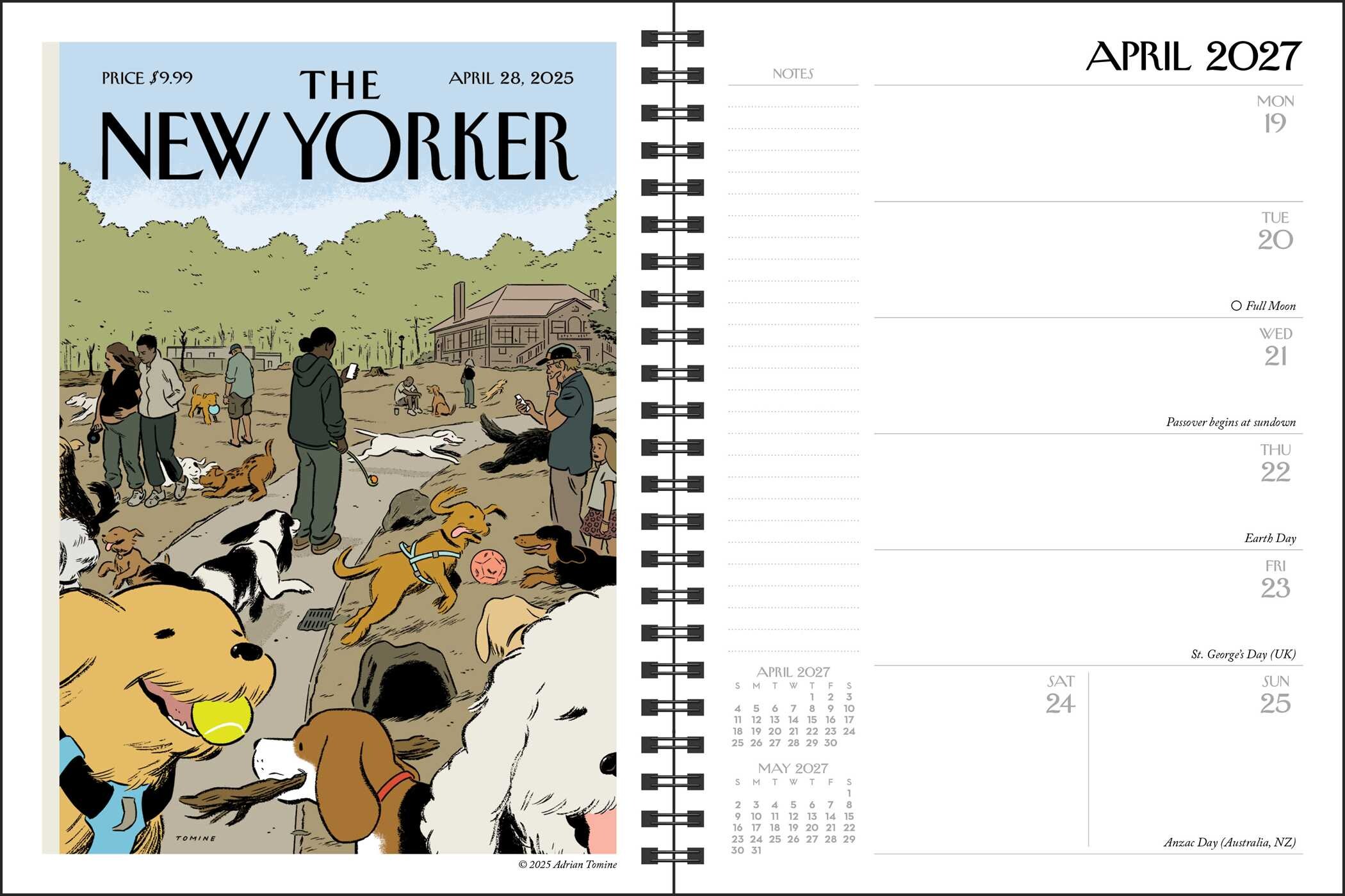 New Yorker Magazine 2027 Monthly/Weekly Planner Calendar