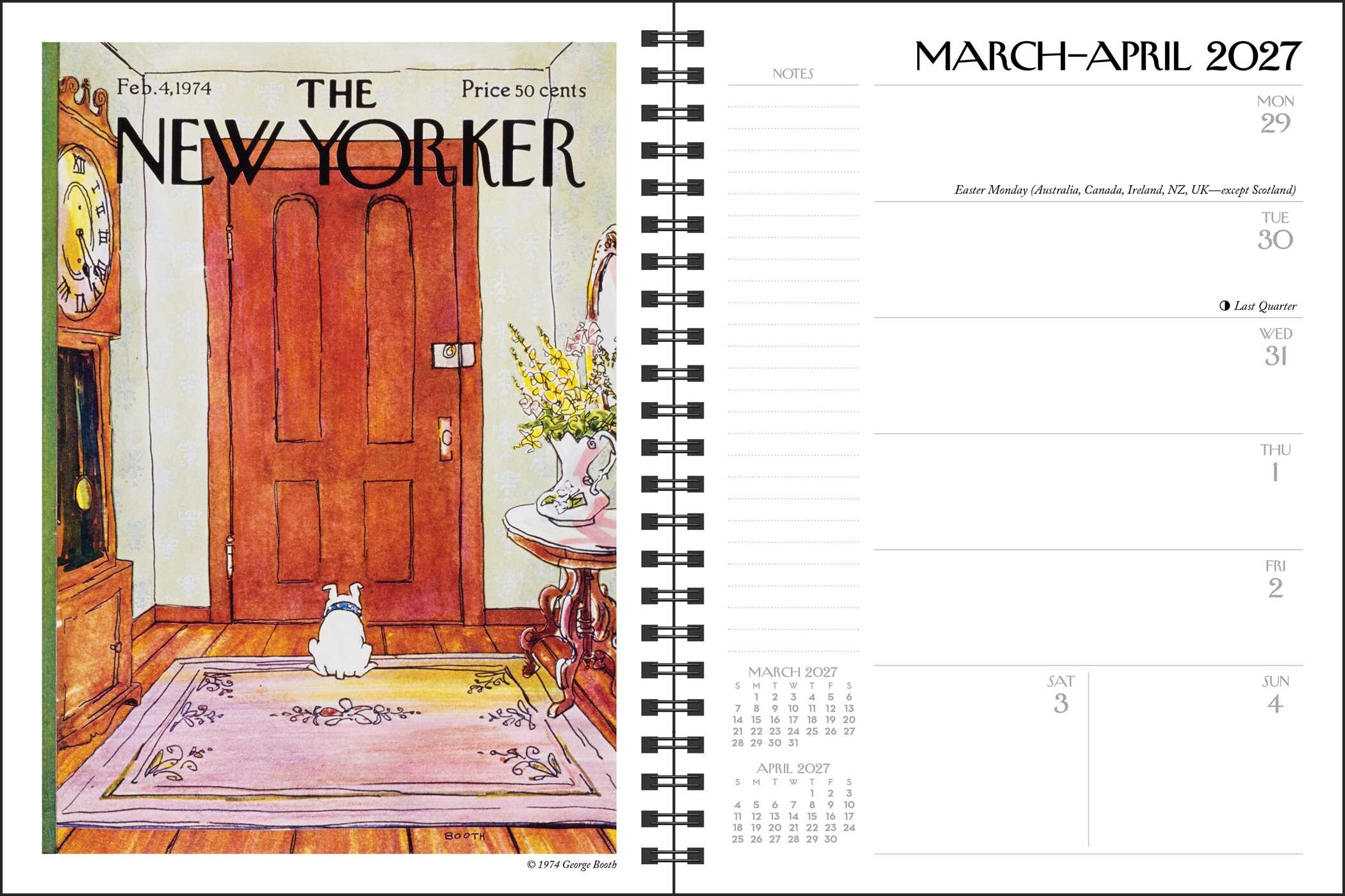 New Yorker Magazine 2027 Monthly/Weekly Planner Calendar