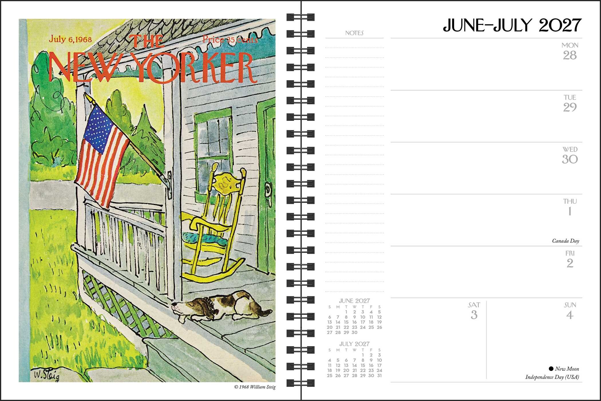New Yorker Magazine 2027 Monthly/Weekly Planner Calendar