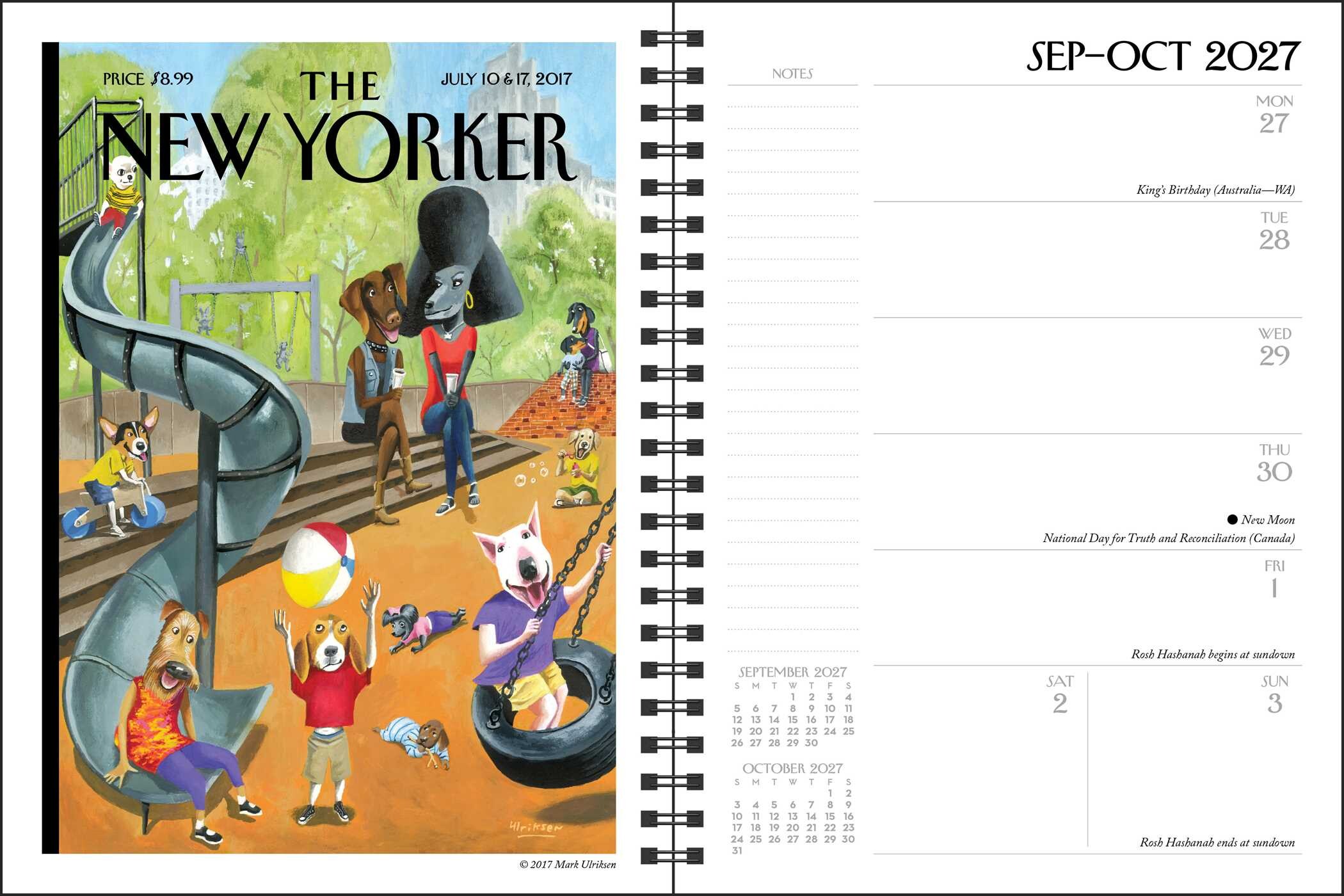 New Yorker Magazine 2027 Monthly/Weekly Planner Calendar