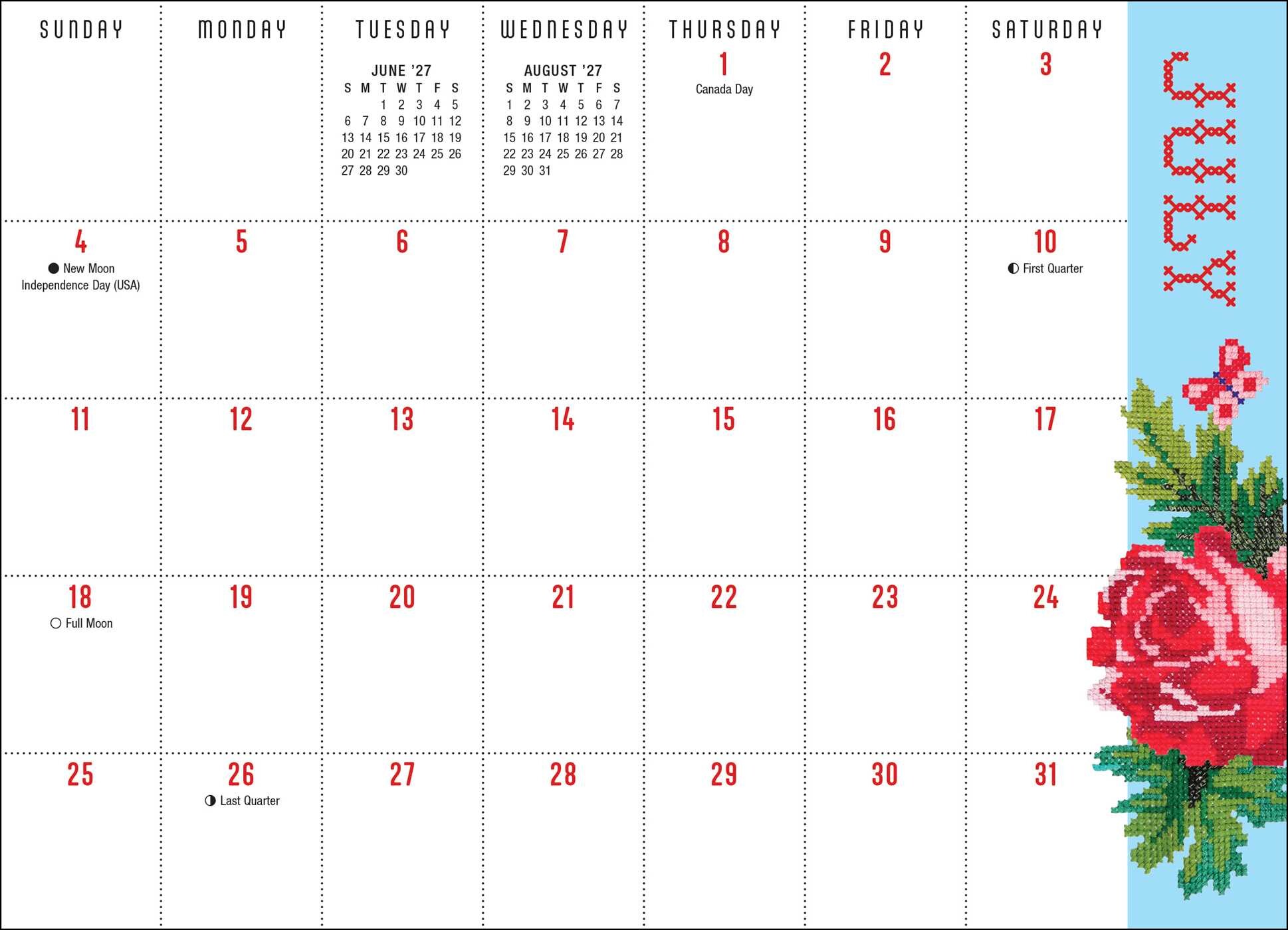 Dolly Parton 2027 Monthly Pocket Planner Calendar
