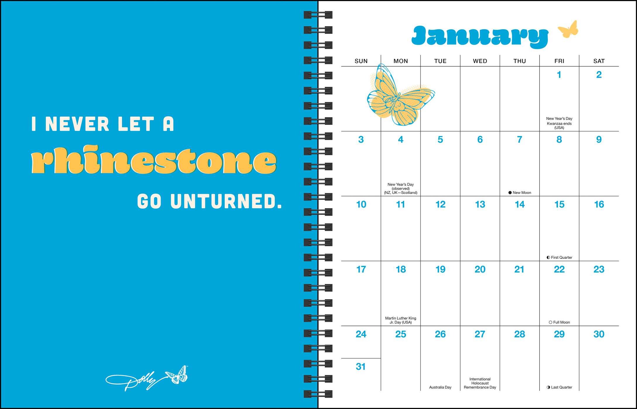 Dollyisms: Dolly Parton's 2027 Softcover Monthly/Weekly Planner Calendar