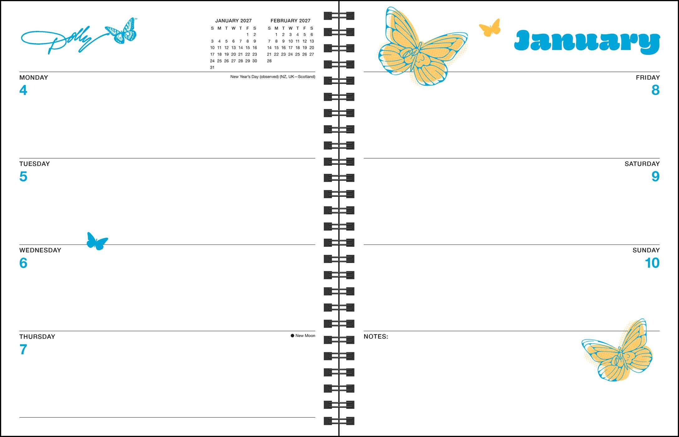 Dollyisms: Dolly Parton's 2027 Softcover Monthly/Weekly Planner Calendar