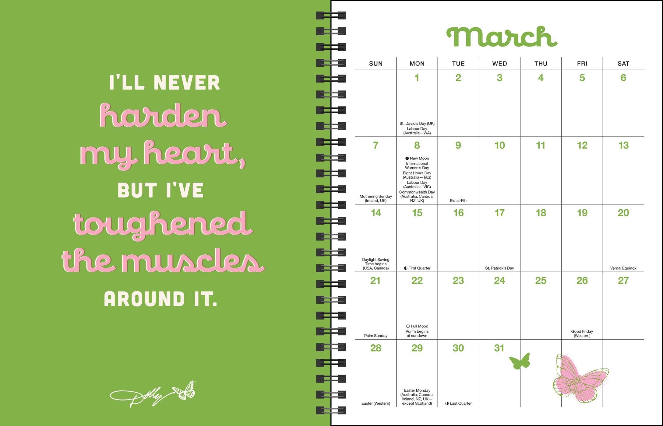 Dollyisms: Dolly Parton's 2027 Softcover Monthly/Weekly Planner Calendar