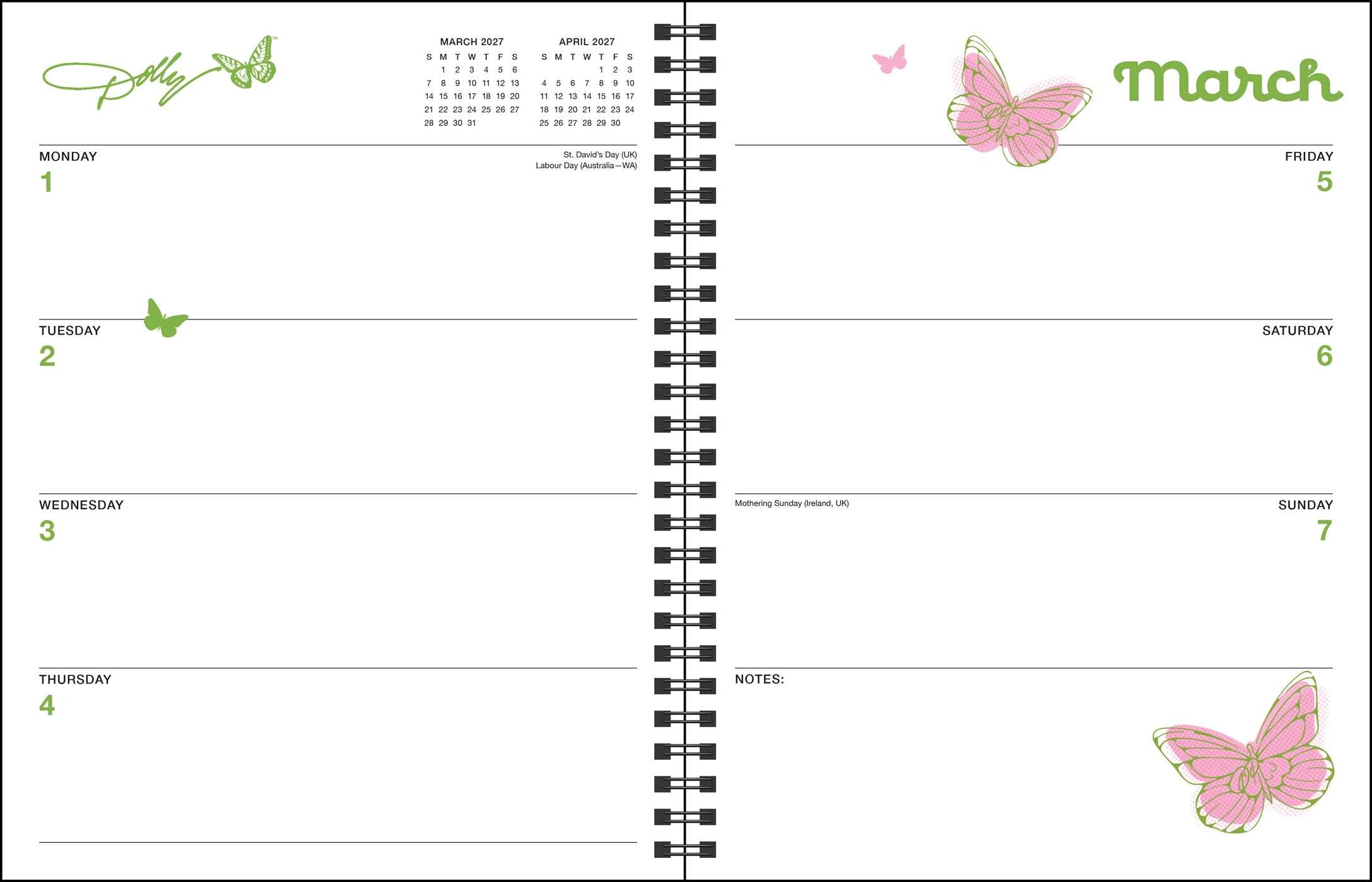 Dollyisms: Dolly Parton's 2027 Softcover Monthly/Weekly Planner Calendar