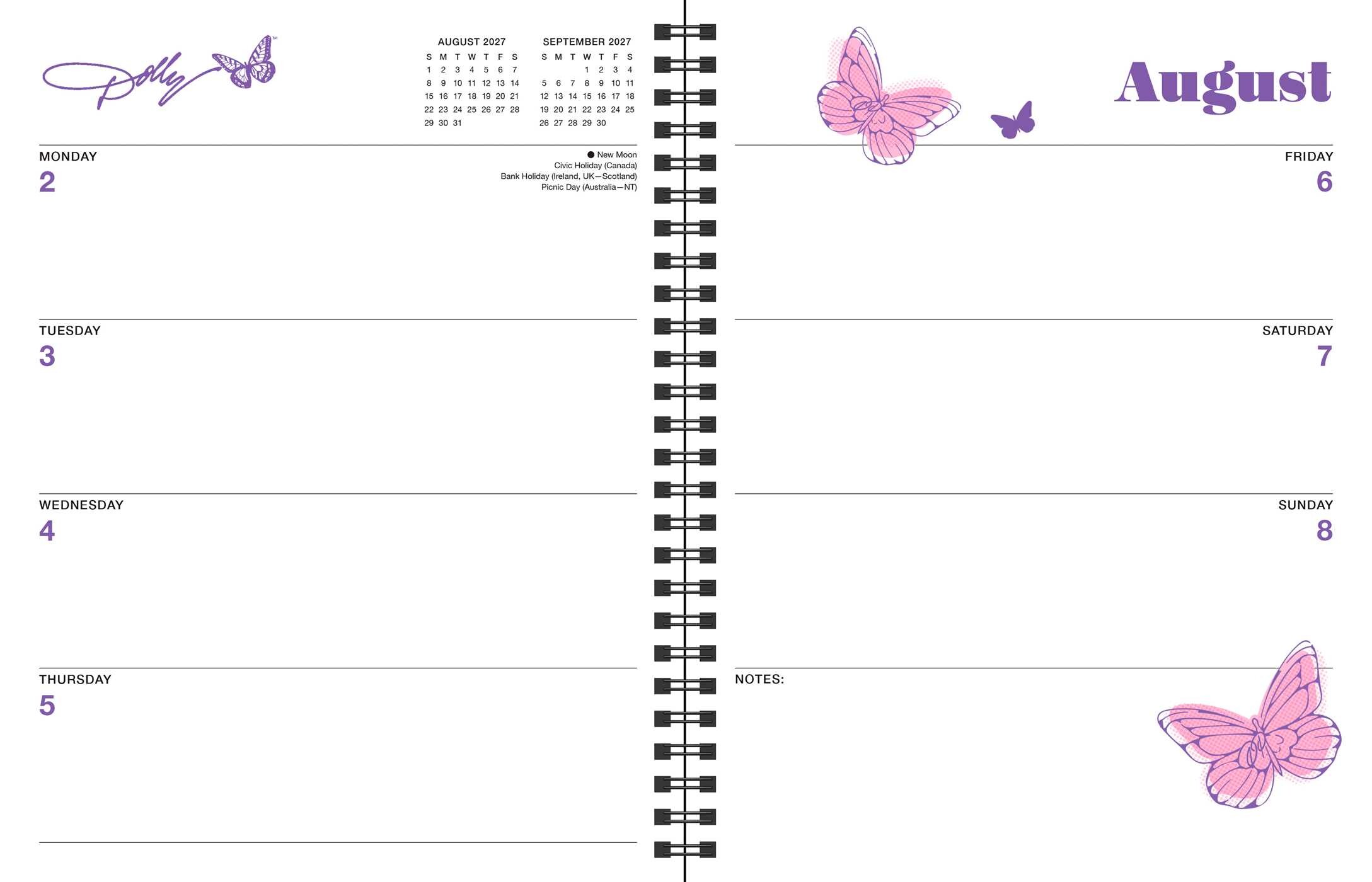 Dollyisms: Dolly Parton's 2027 Softcover Monthly/Weekly Planner Calendar