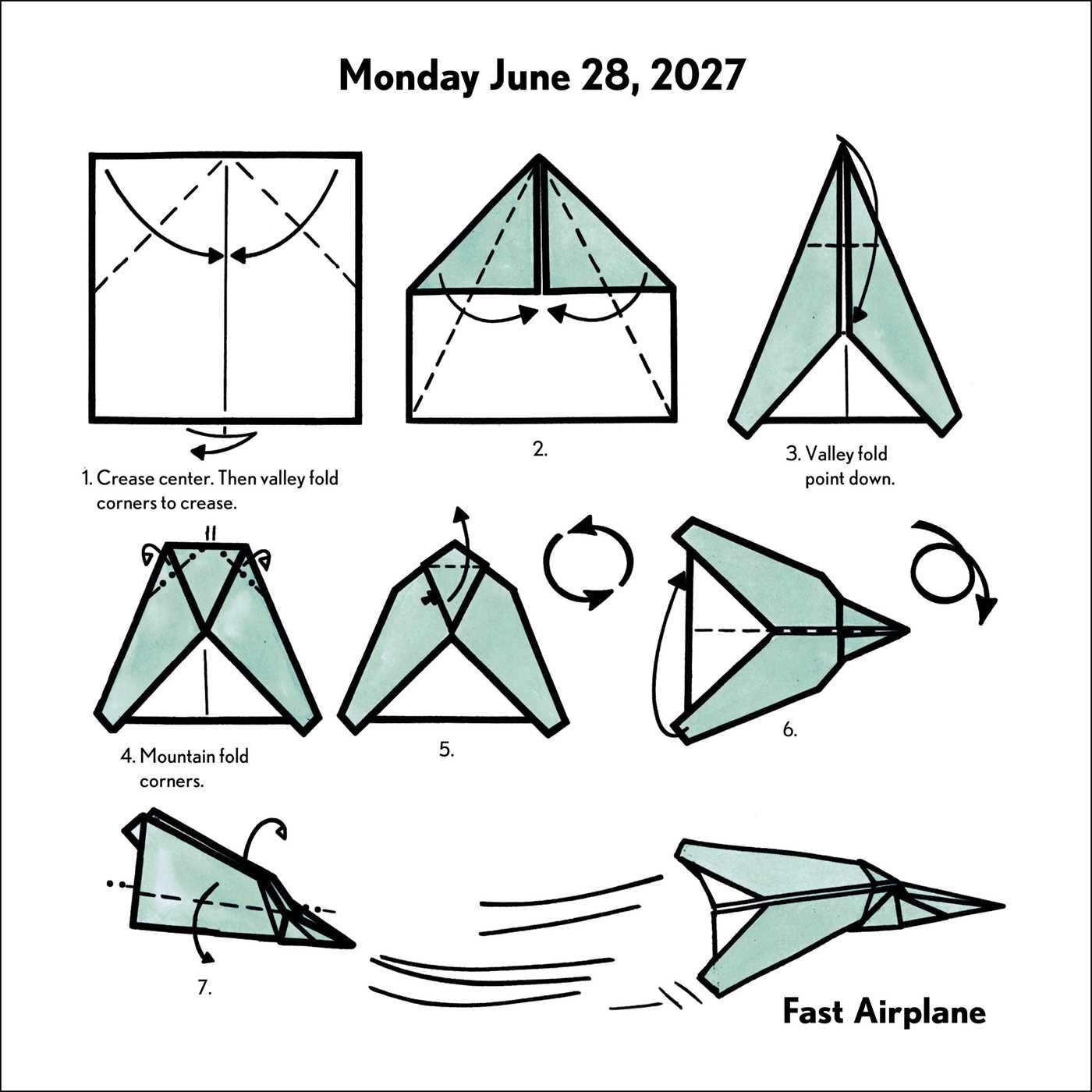 Easy Origami 2027 Fold-a-Day Calendar