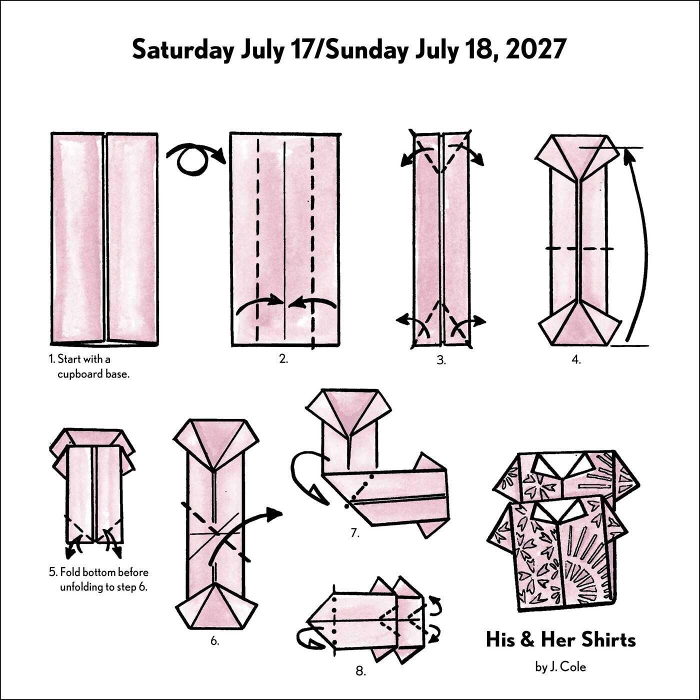 Easy Origami 2027 Fold-a-Day Calendar