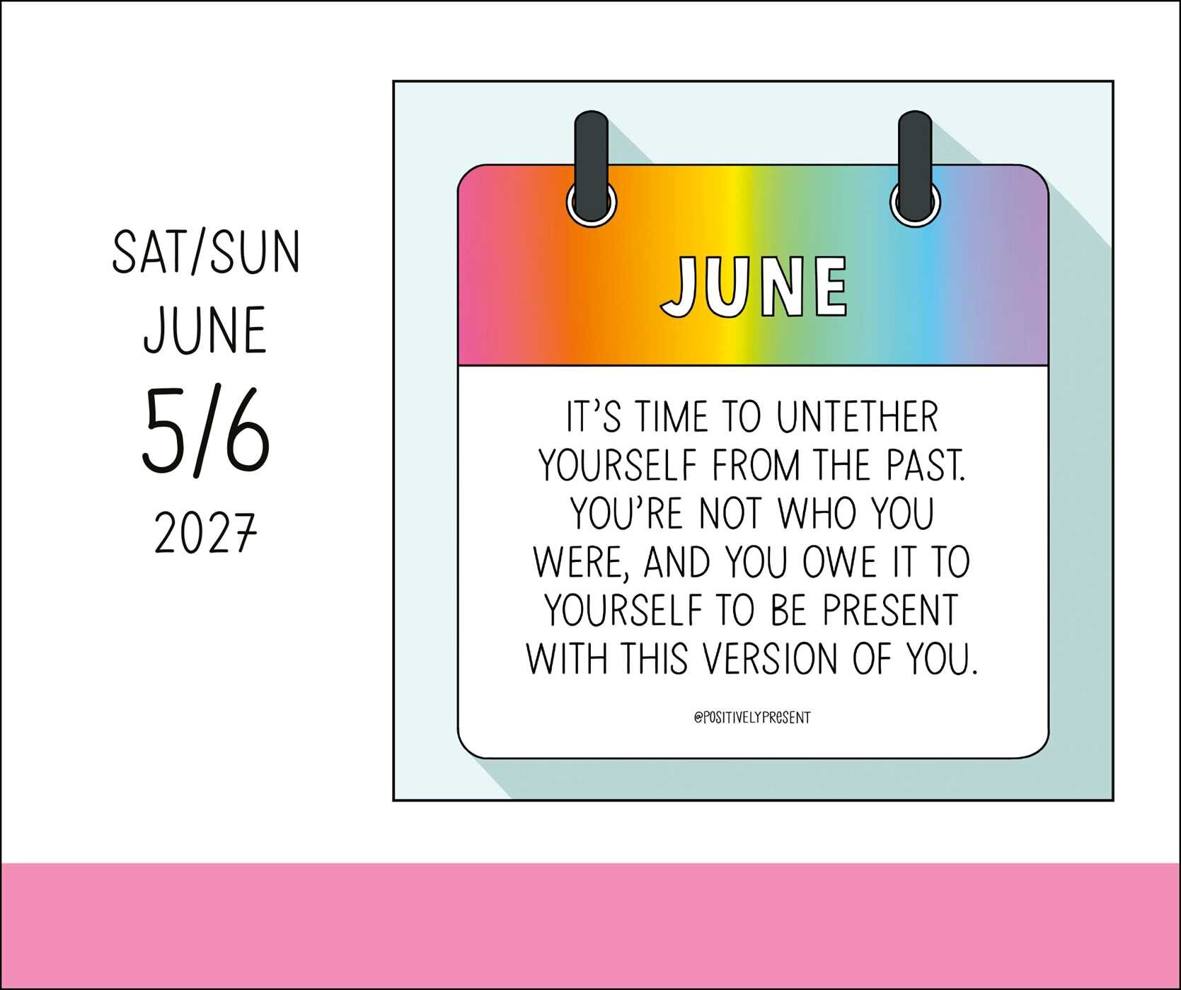 Positively Present 2027 Day-to-Day Calendar