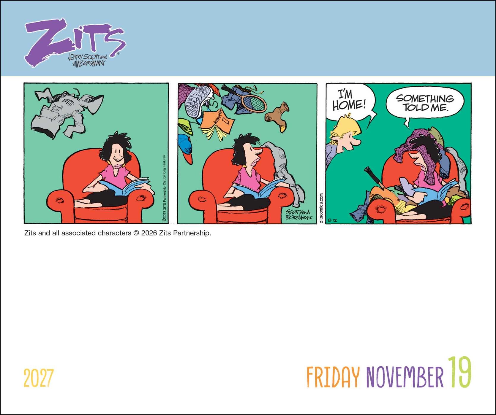 Zits 2027 Day-to-Day Calendar