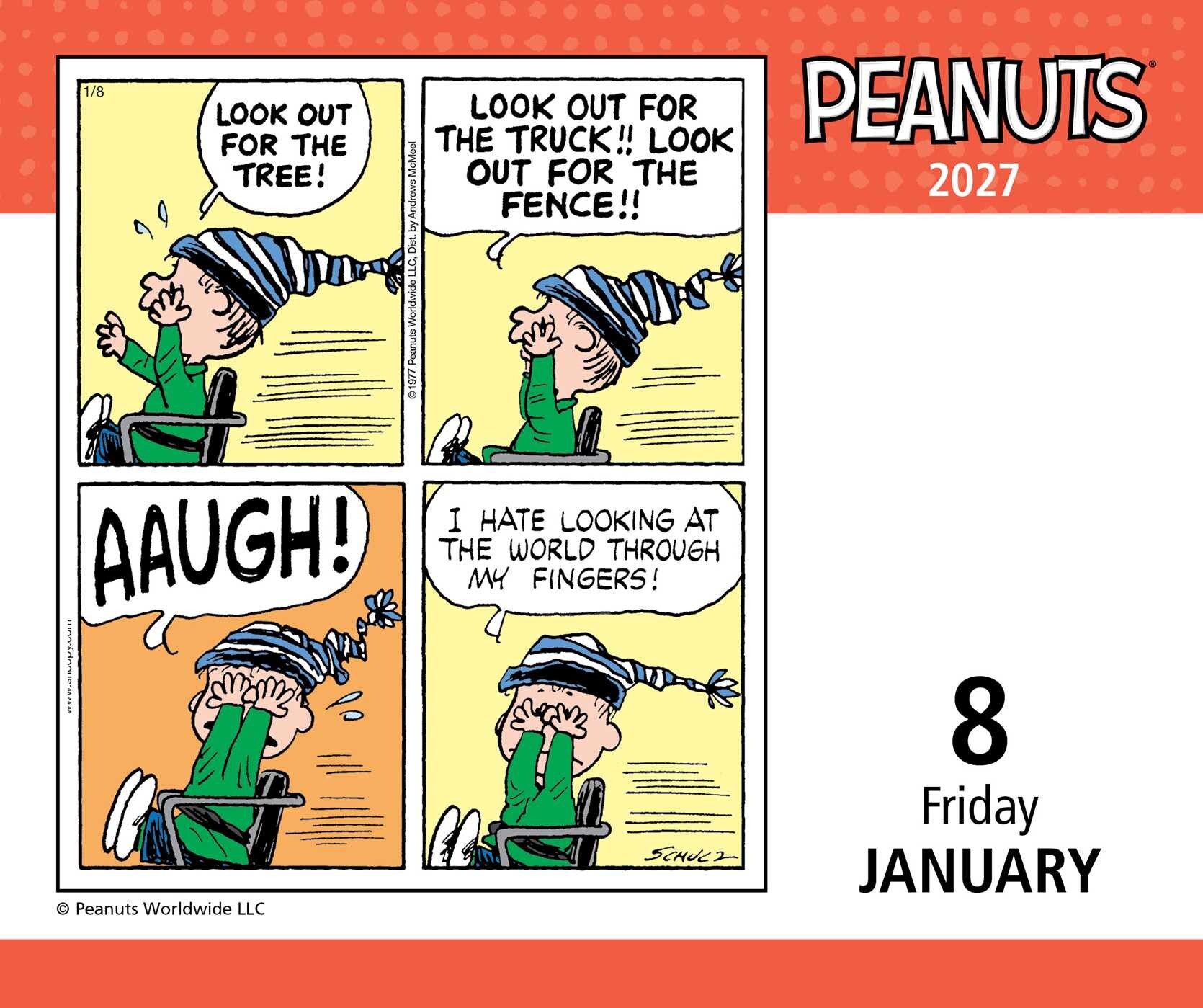 PEANUTS® 2027 Day-to-Day Calendar