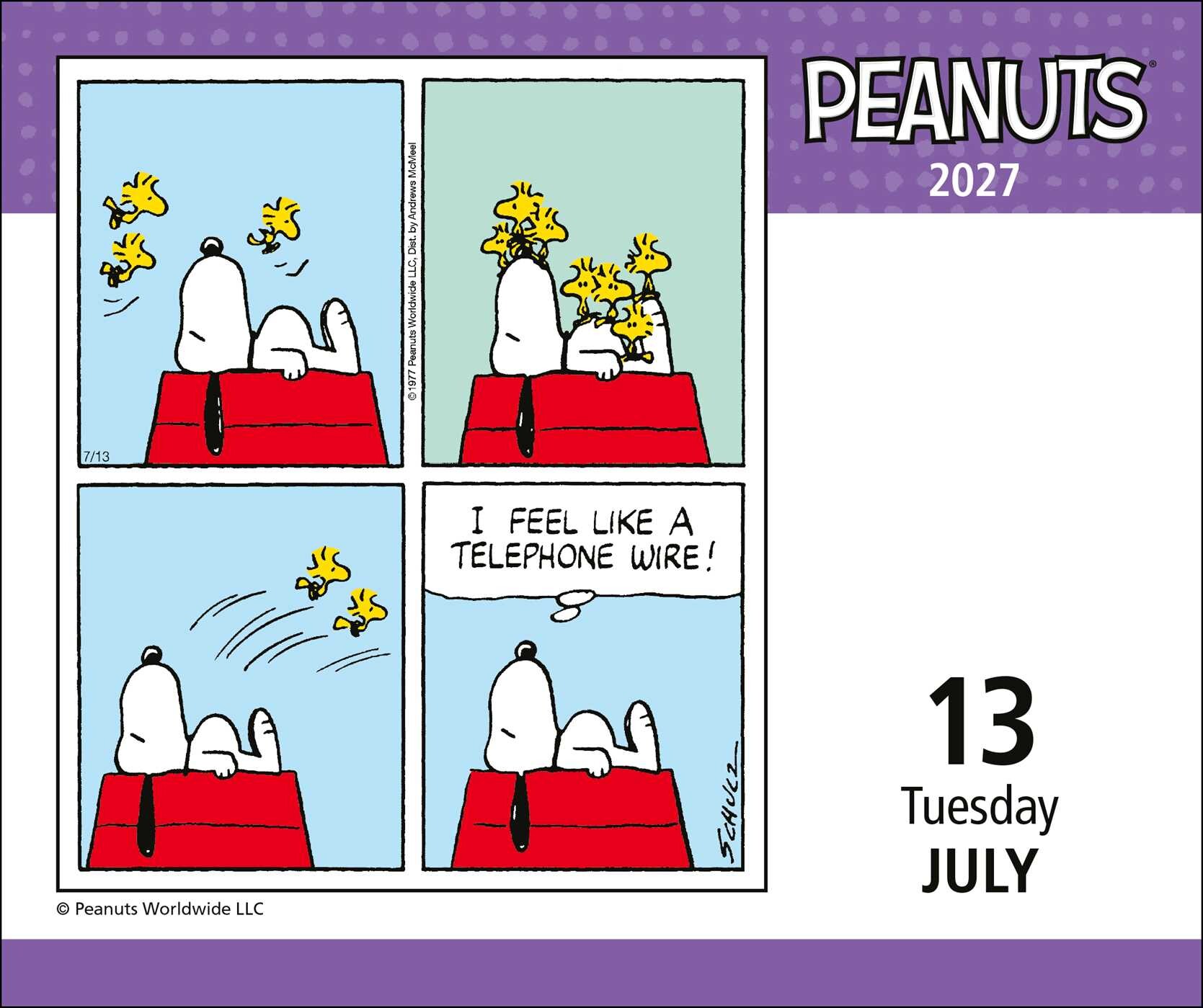 PEANUTS® 2027 Day-to-Day Calendar