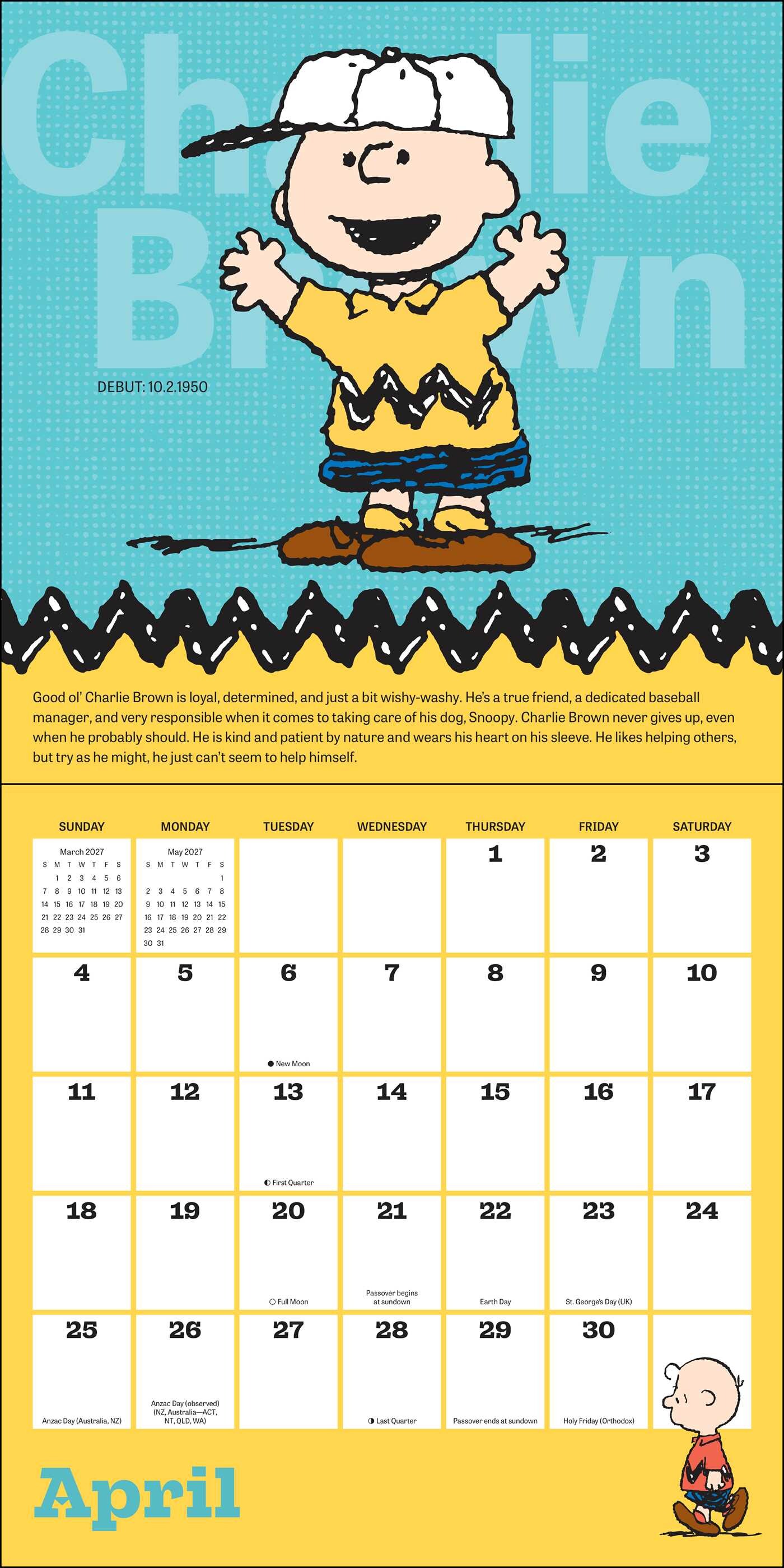 PEANUTS® 2027 Wall Calendar with Clings
