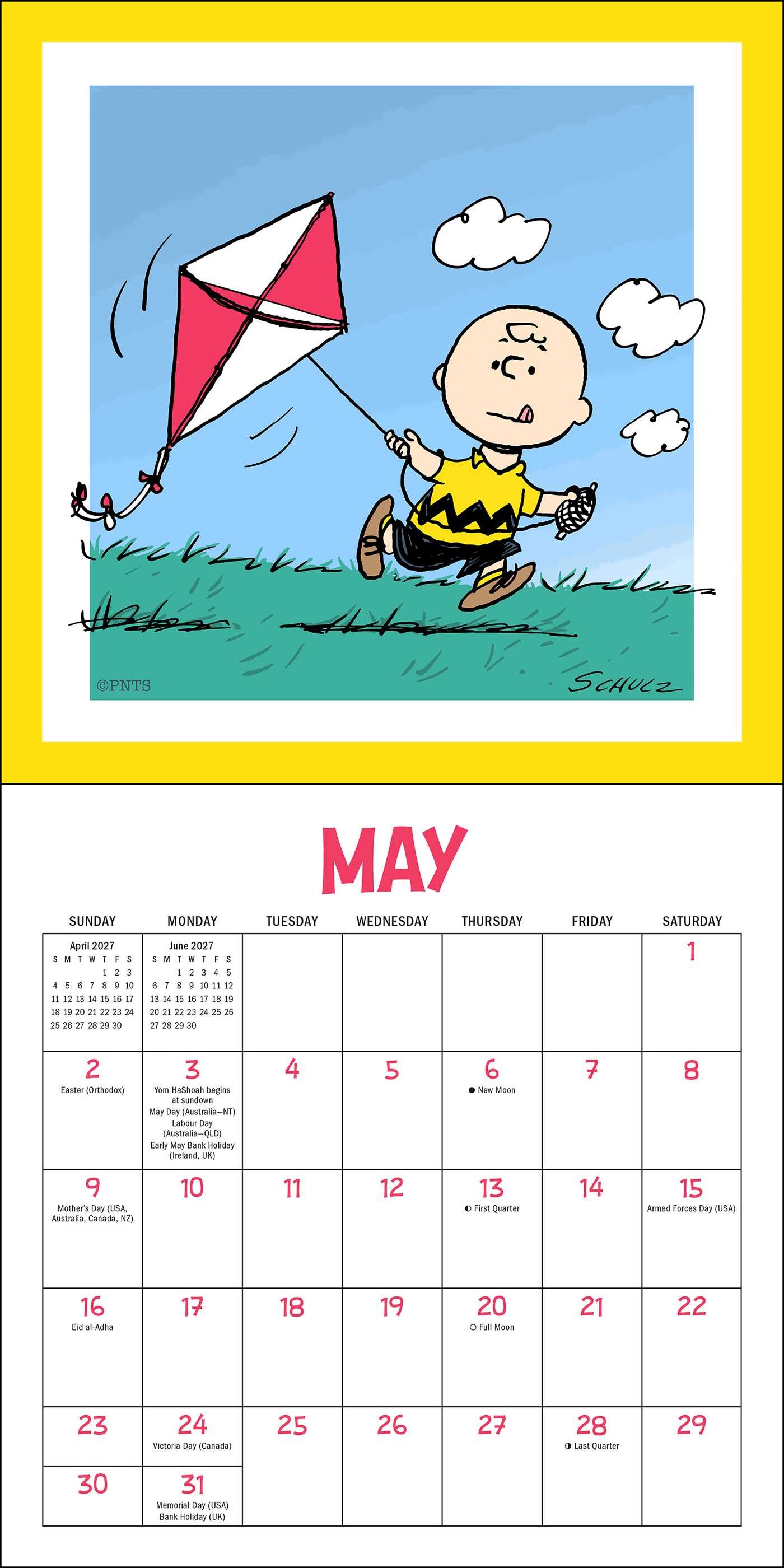 PEANUTS®: @Snoopygrams 2027 Mini Wall Calendar