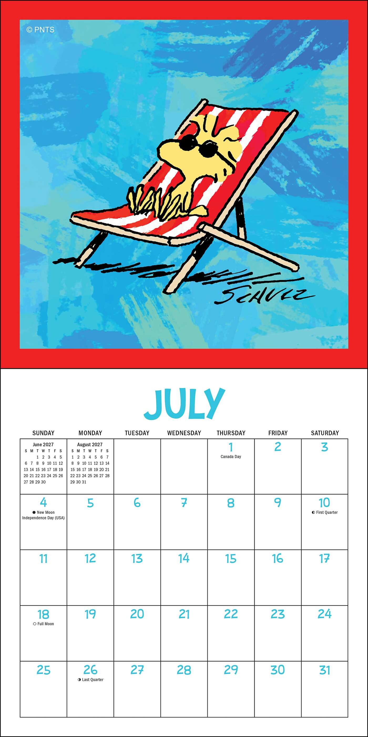 PEANUTS®: @Snoopygrams 2027 Mini Wall Calendar