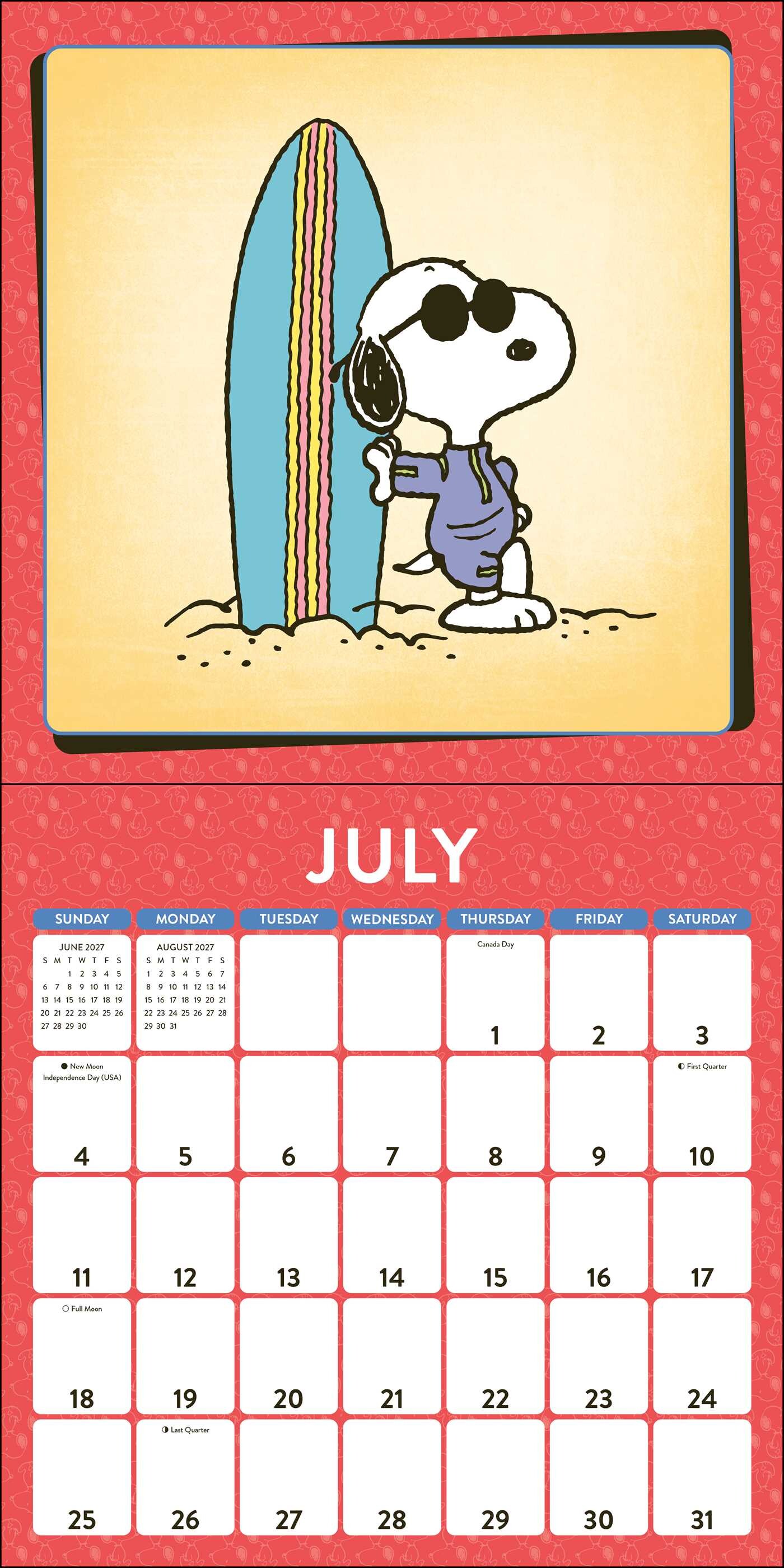 PEANUTS®: SNOOPY 2027 Wall Calendar with Notecards