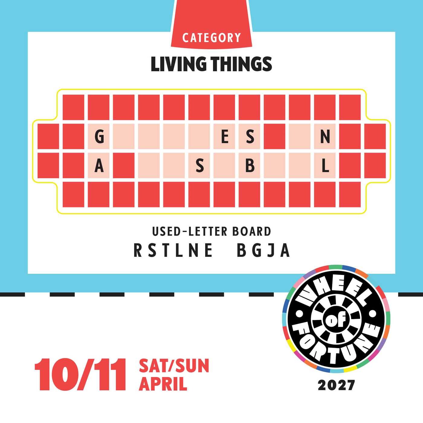 WHEEL OF FORTUNE® 2027 Day-to-Day Calendar