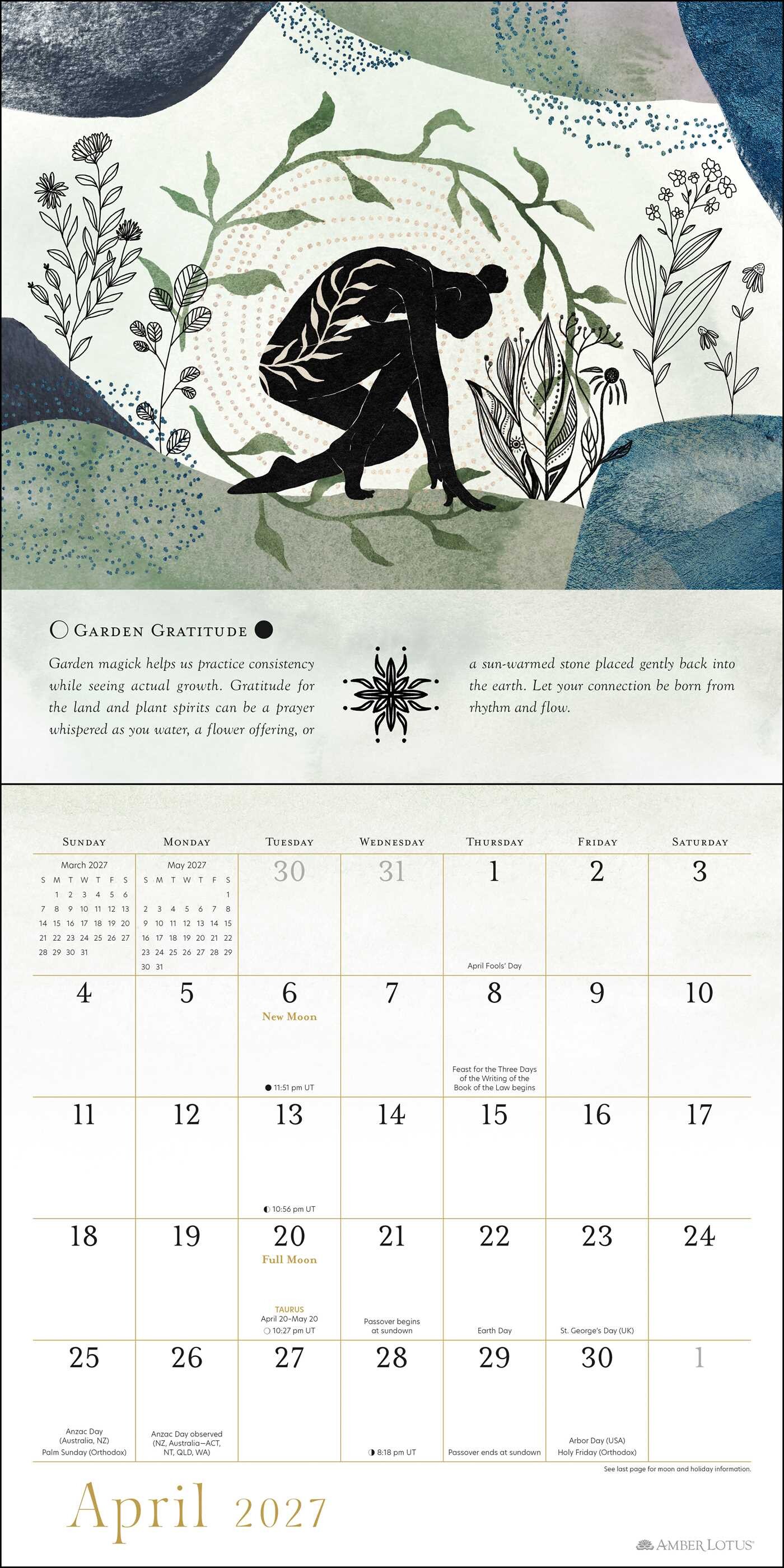 Year of the Witch 2027 Wall Calendar