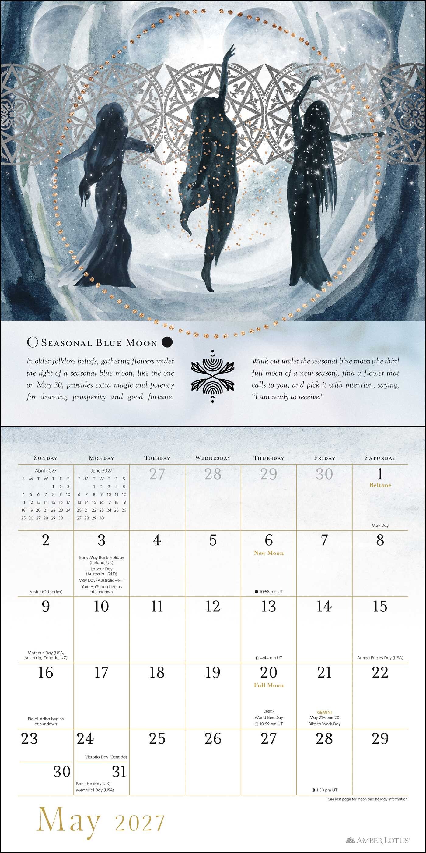 Year of the Witch 2027 Wall Calendar