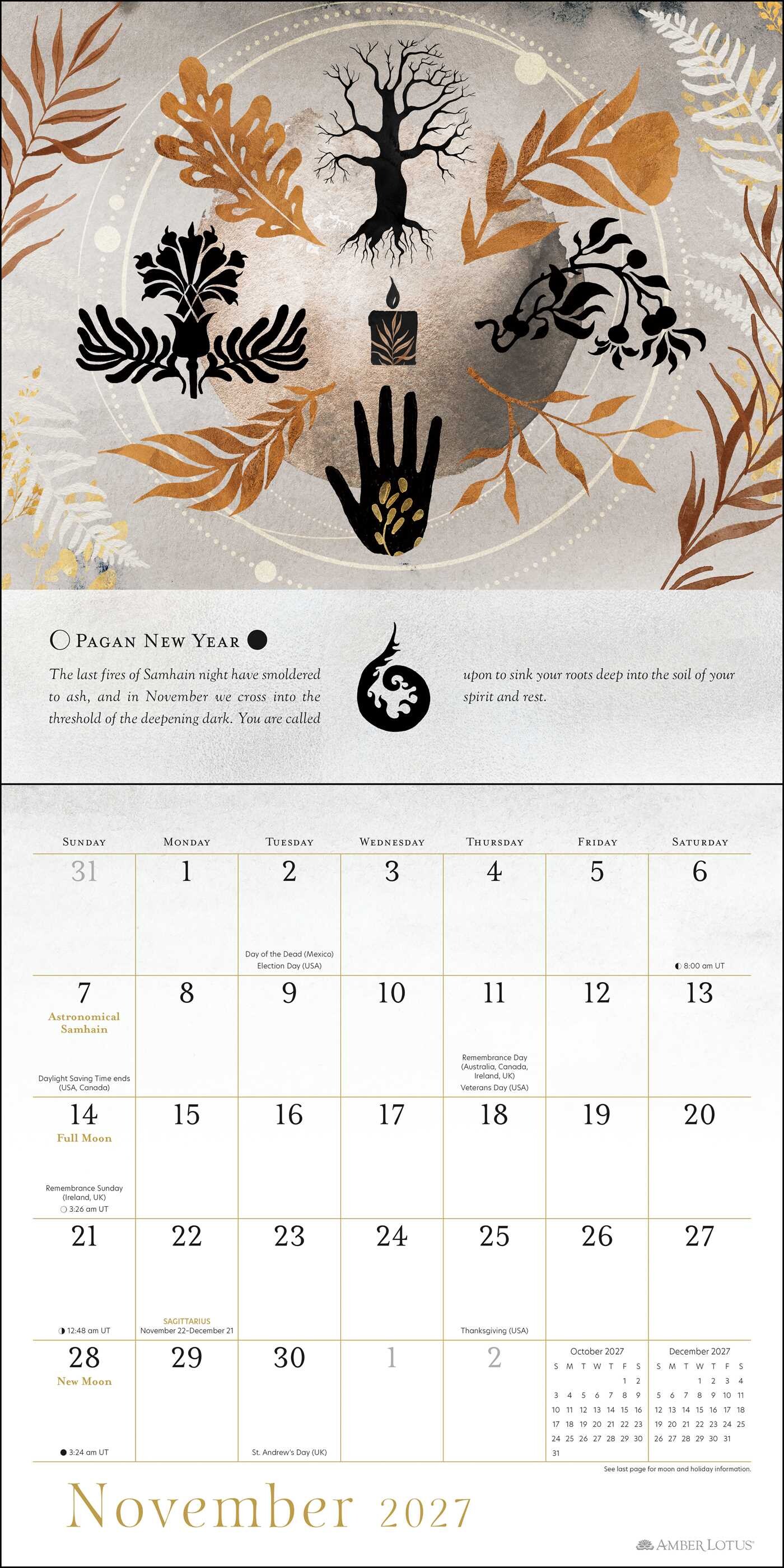 Year of the Witch 2027 Wall Calendar
