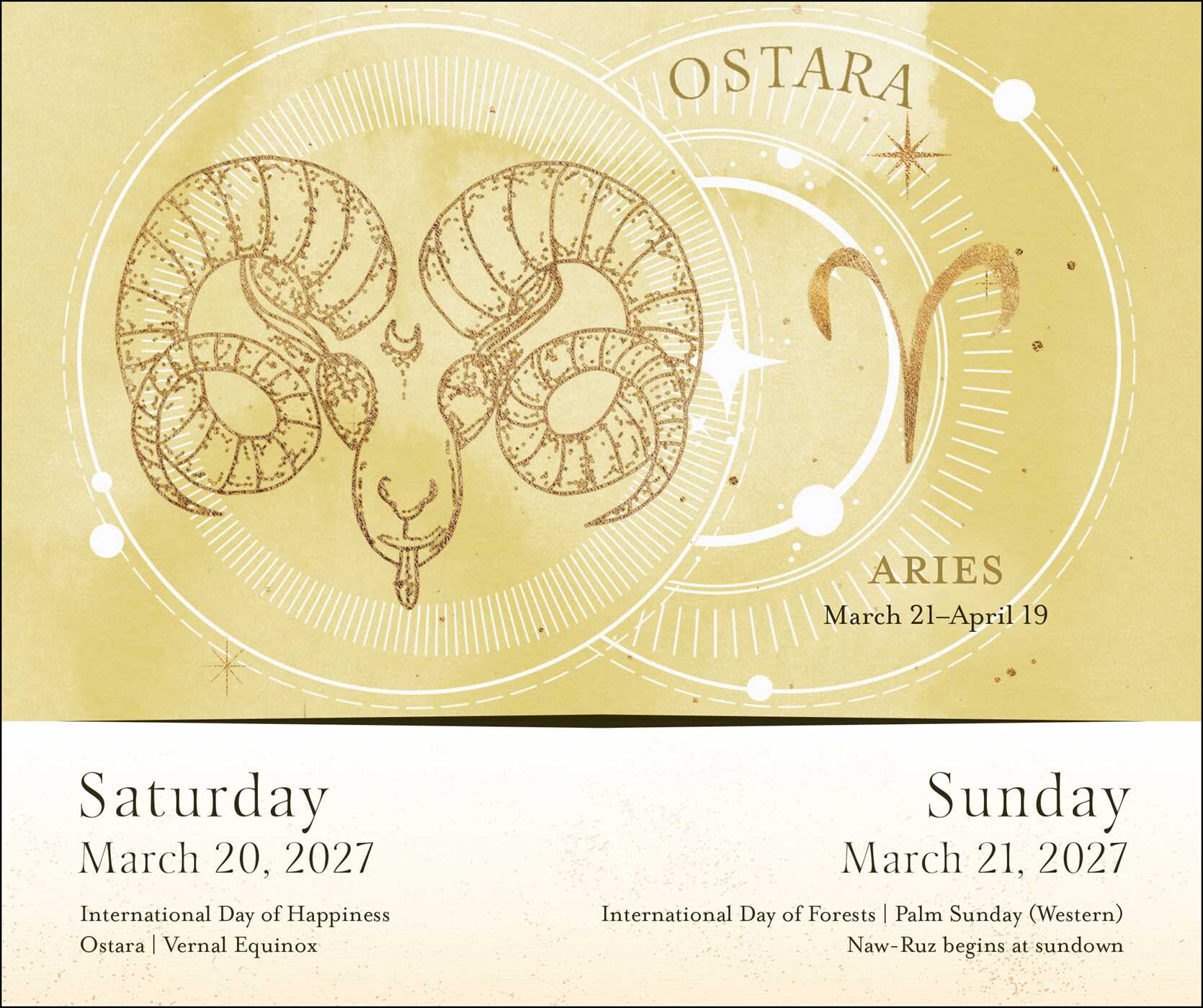 Year of the Witch 2027 Day-to-Day Calendar
