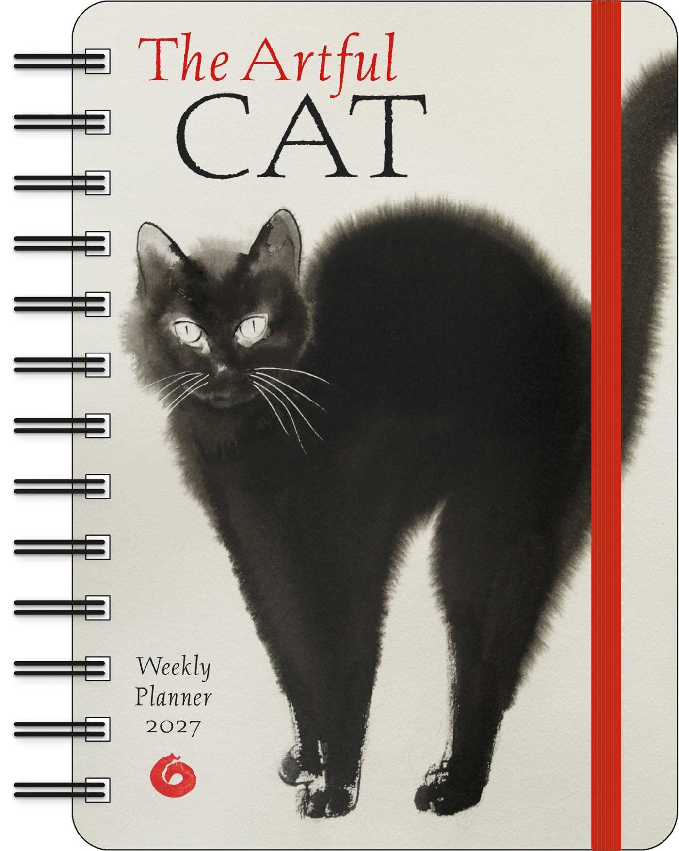 Artful Cat 2027 Weekly Planner Calendar