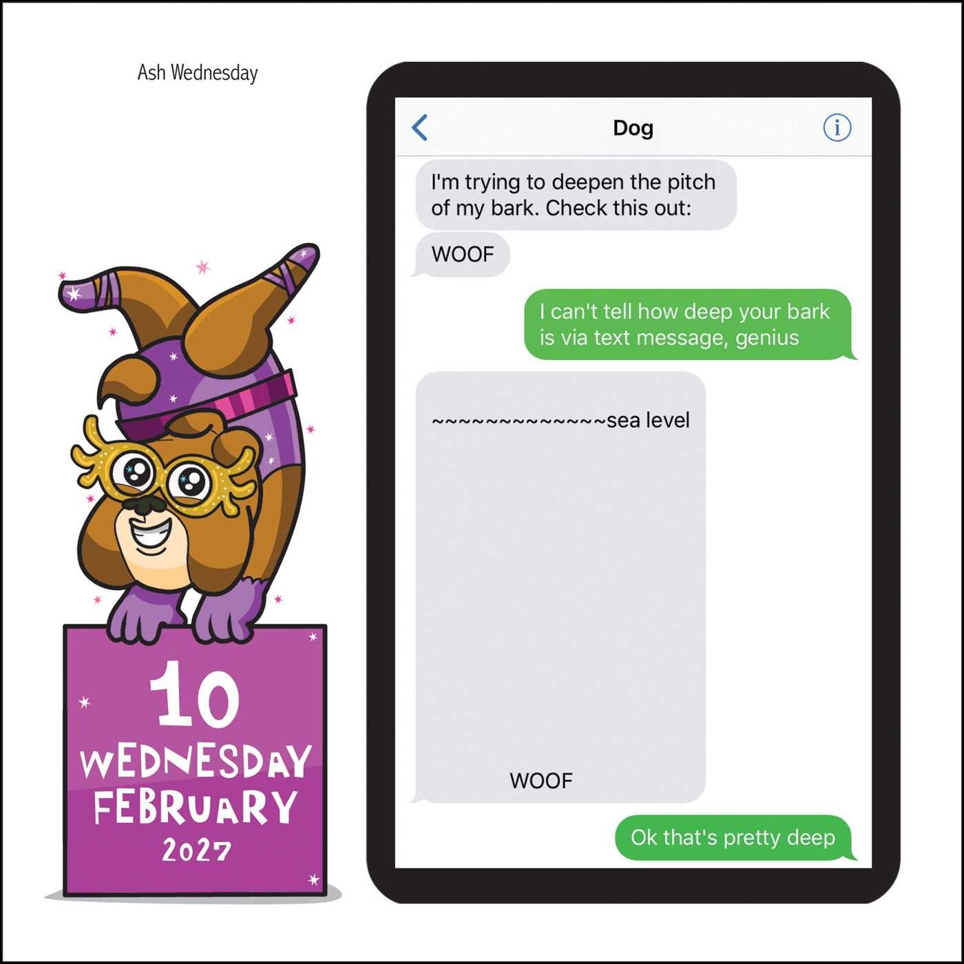 Texts from Dog 2027 Day-to-Day Calendar
