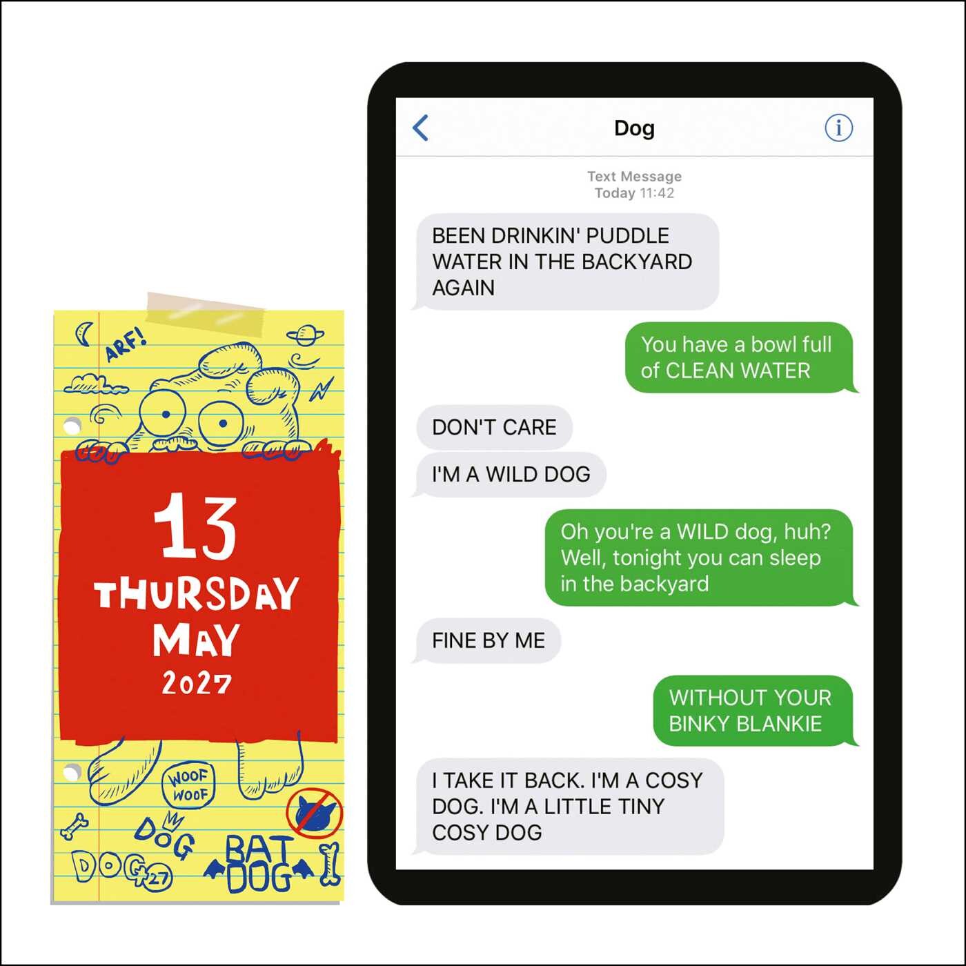Texts from Dog 2027 Day-to-Day Calendar