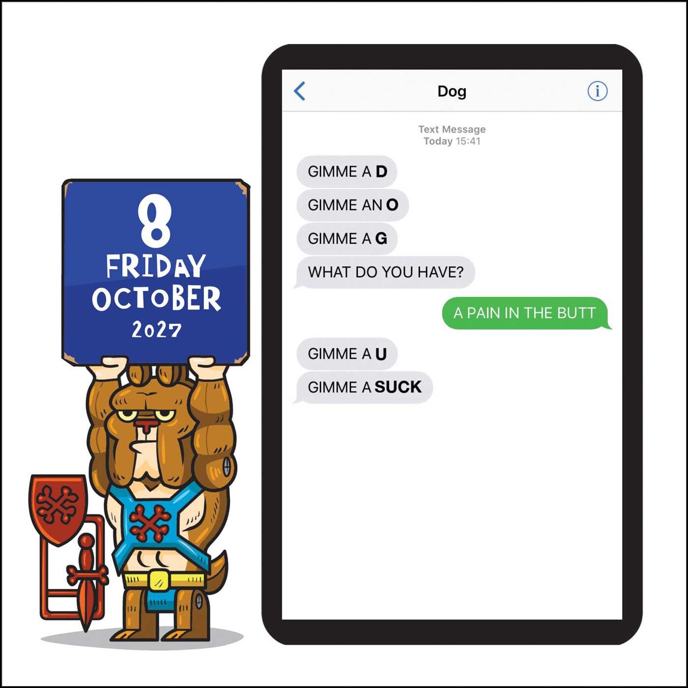 Texts from Dog 2027 Day-to-Day Calendar